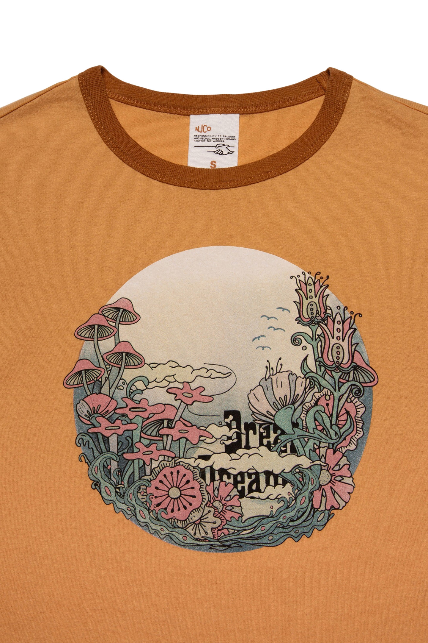 LOVA DREAMS T-SHIRT OCHRE 3