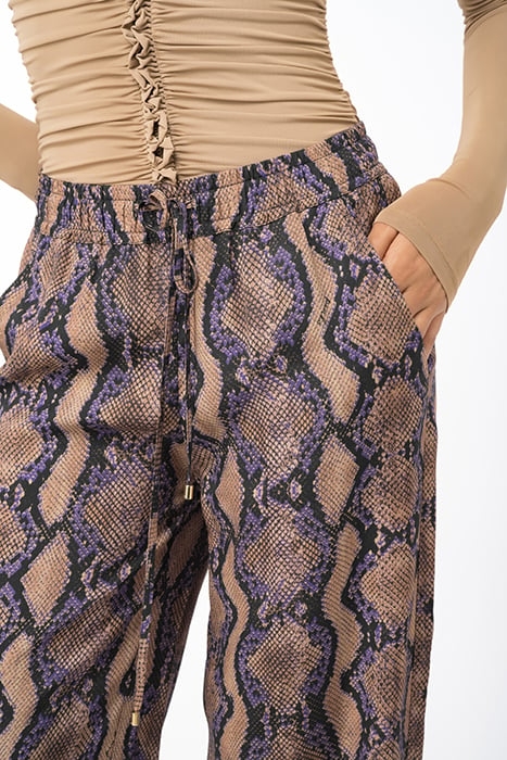 PIKACHU TROUSERS MULT. BROWN/LILAC 7