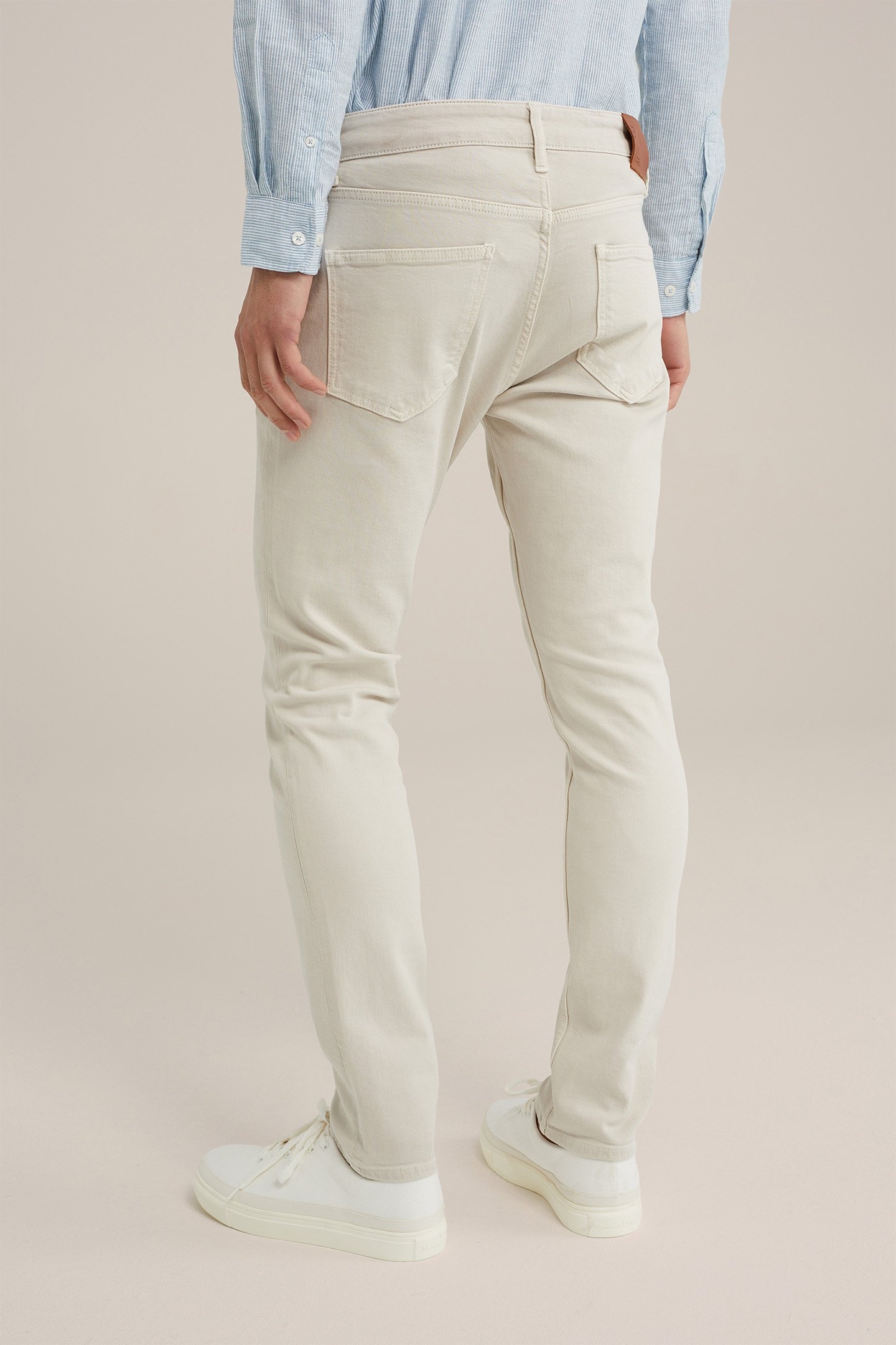 5-POCKET MID WAIST BEIGE 2