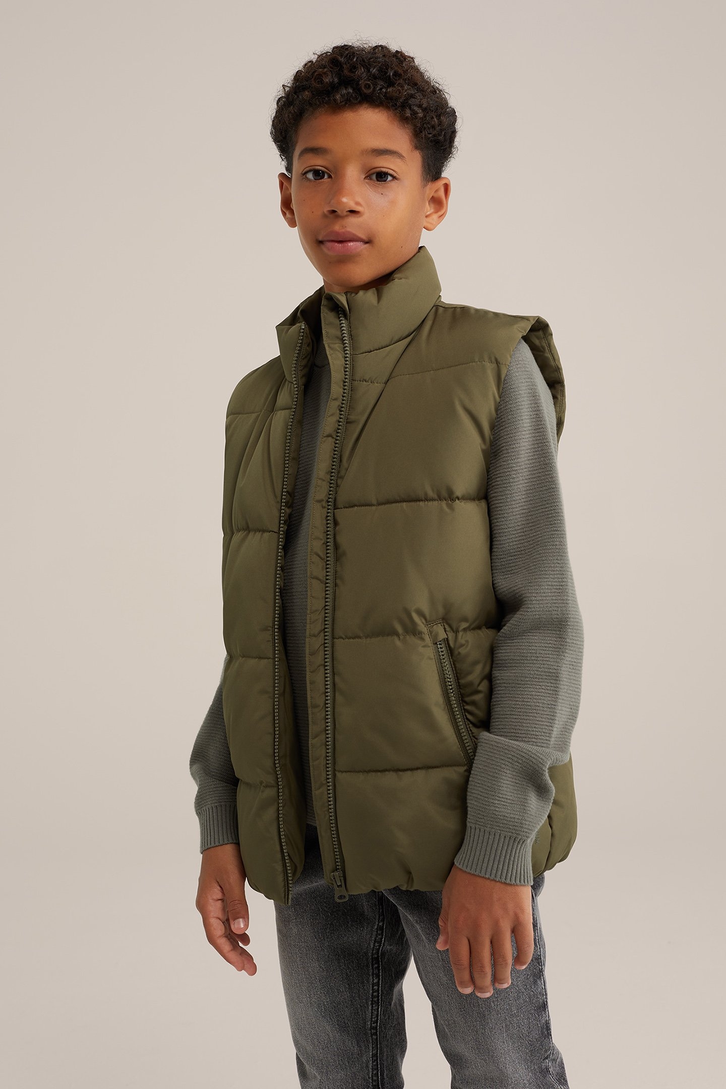 BODYWARMER DARK GREEN 1