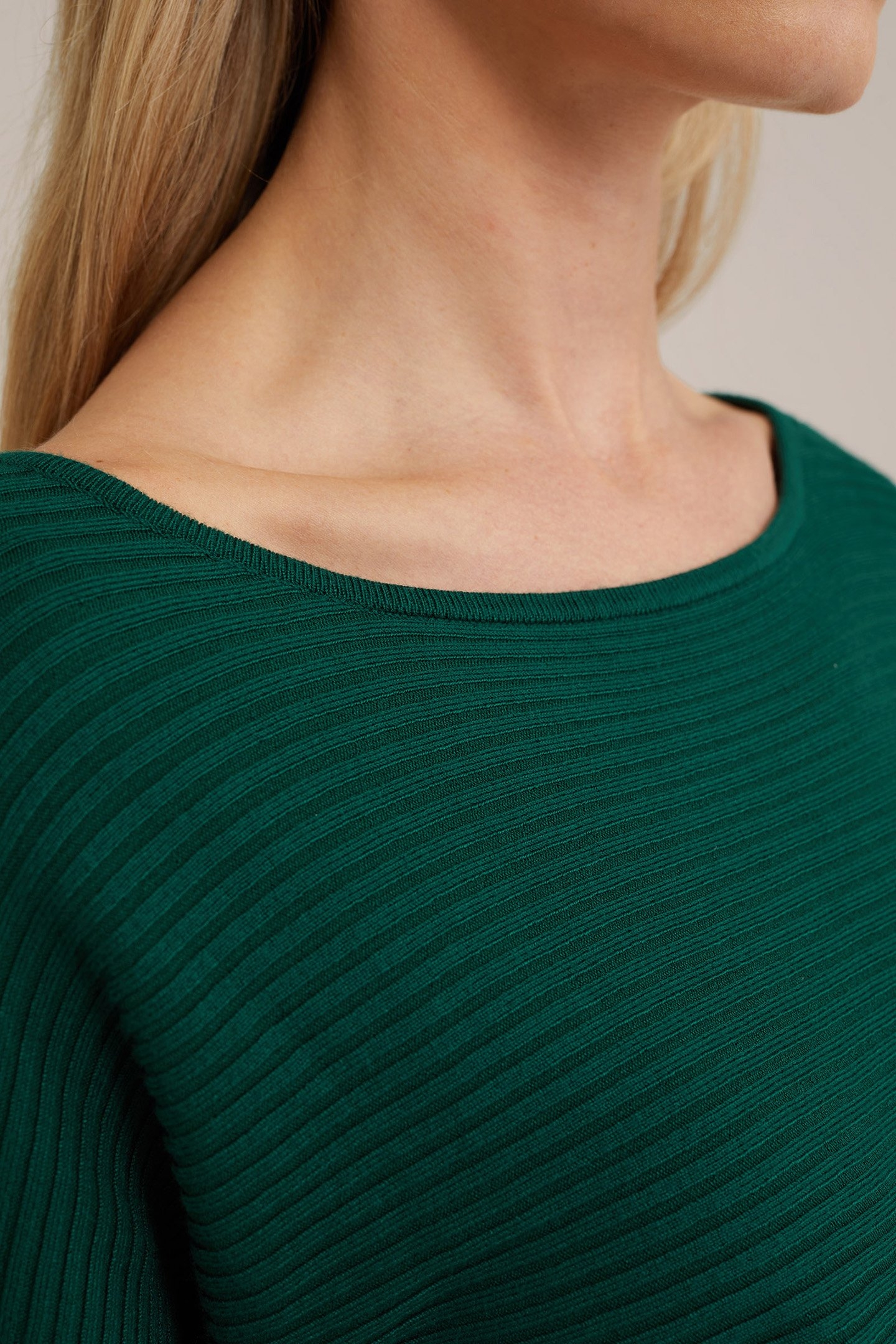 KNITTED PULLOVER DARK GREEN 5