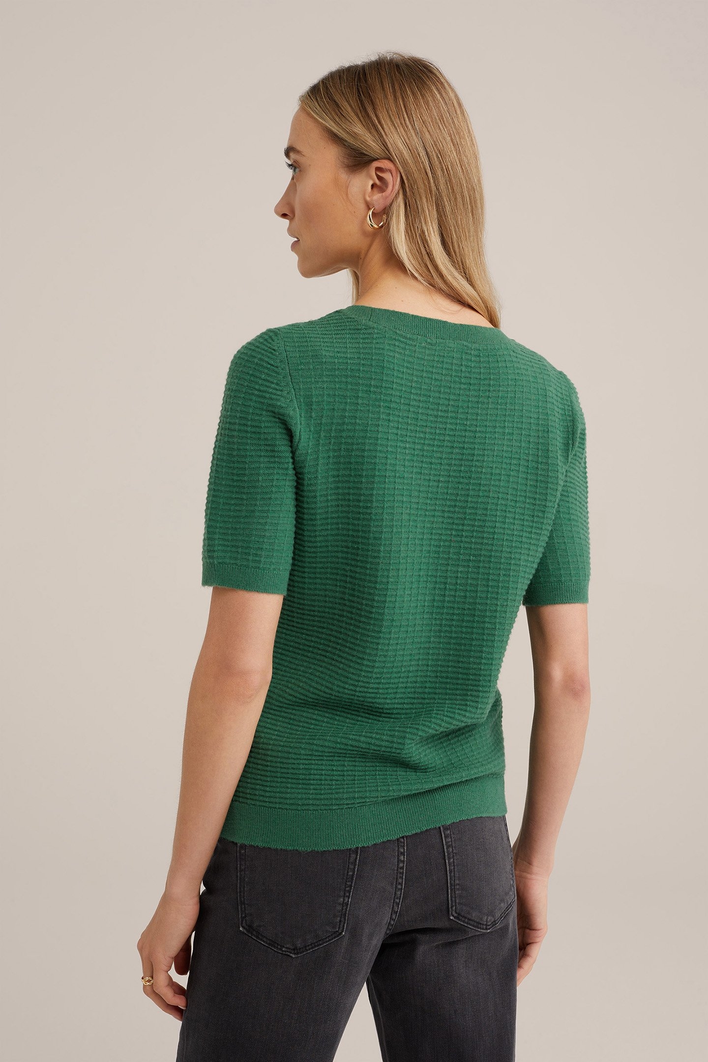 KNITTED PULLOVER GREEN 2