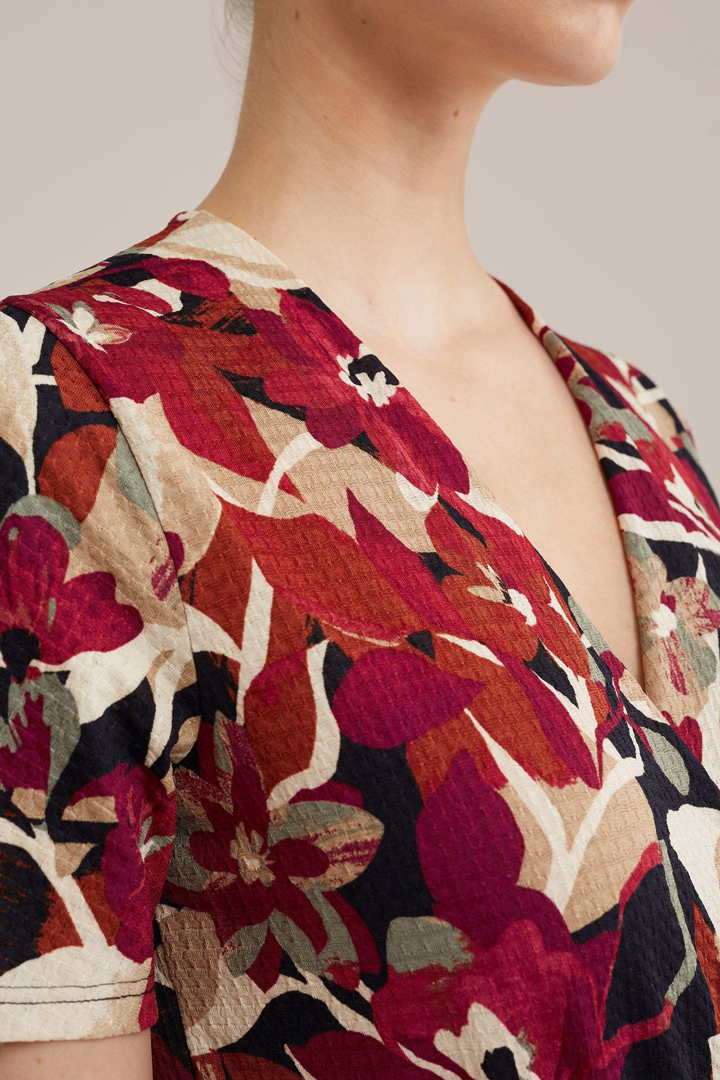 JUMPSUIT BURGUNDY RED 6