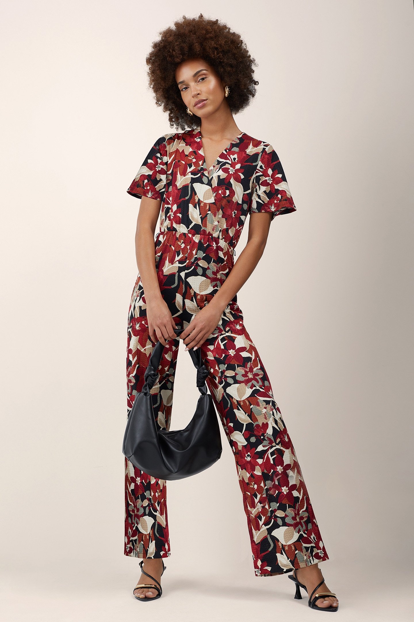 JUMPSUIT BURGUNDY RED 4