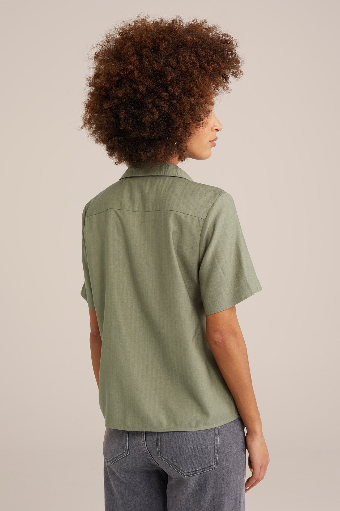 BLOUSE OLIVE GREEN 2