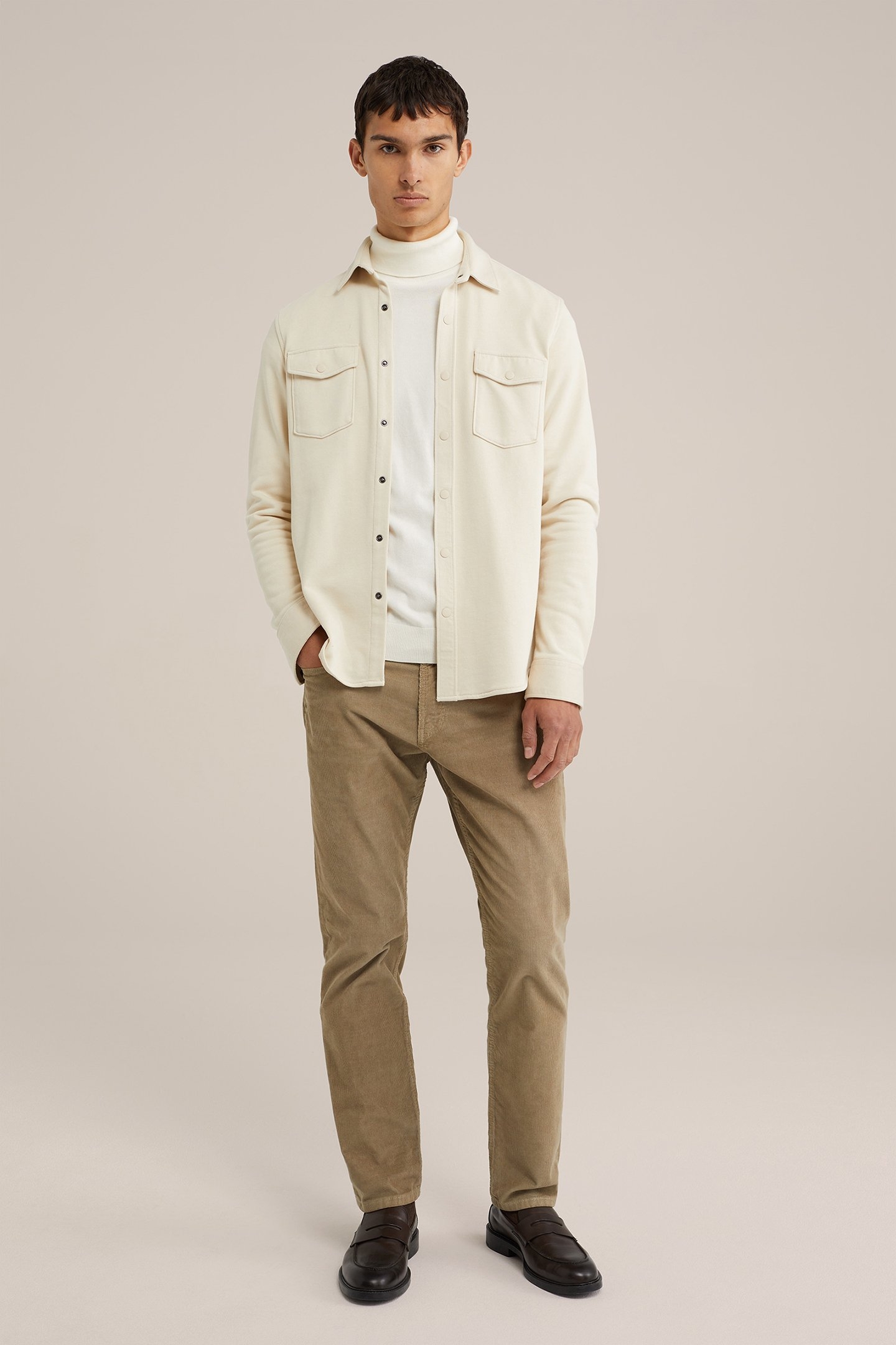 5-POCKET MID WAIST BEIGE 3