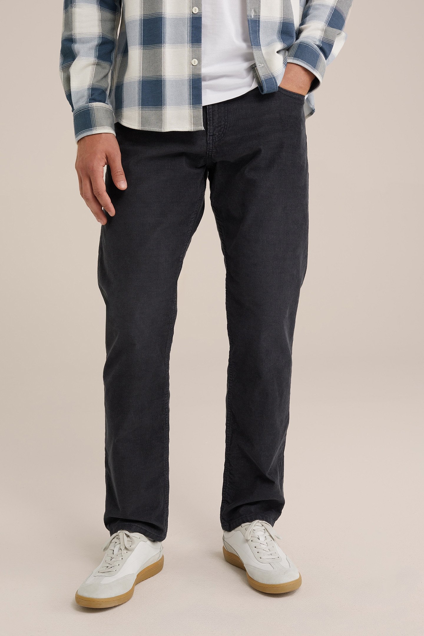 5-POCKET MID WAIST GREYISH BLUE 1