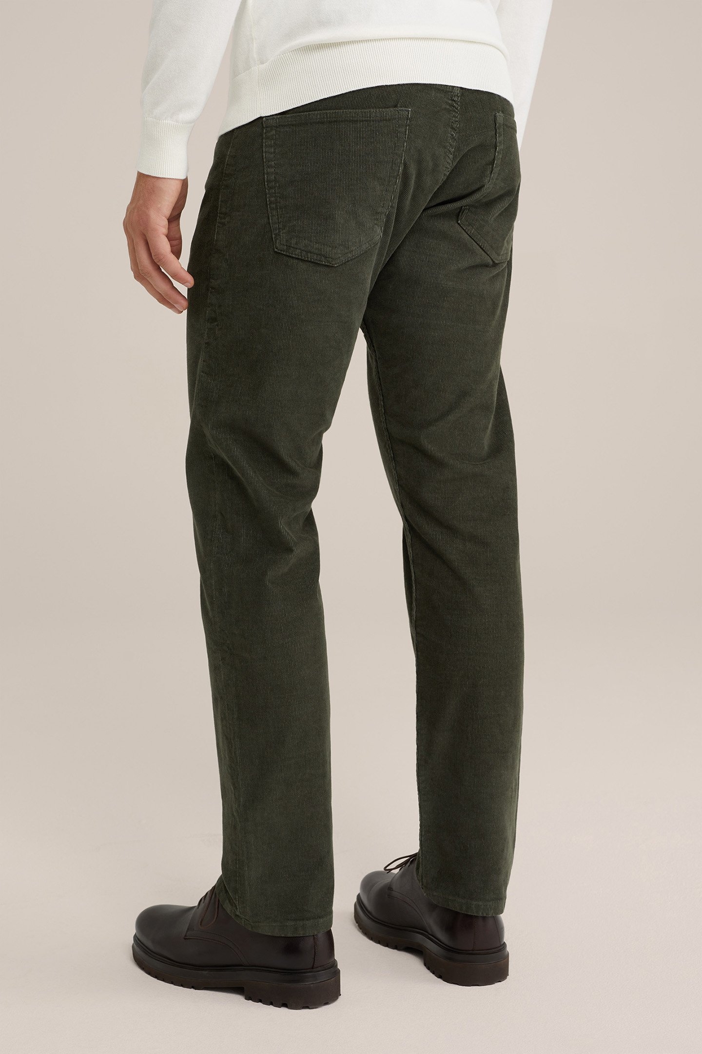 5-POCKET MID WAIST ARMY GREEN 2