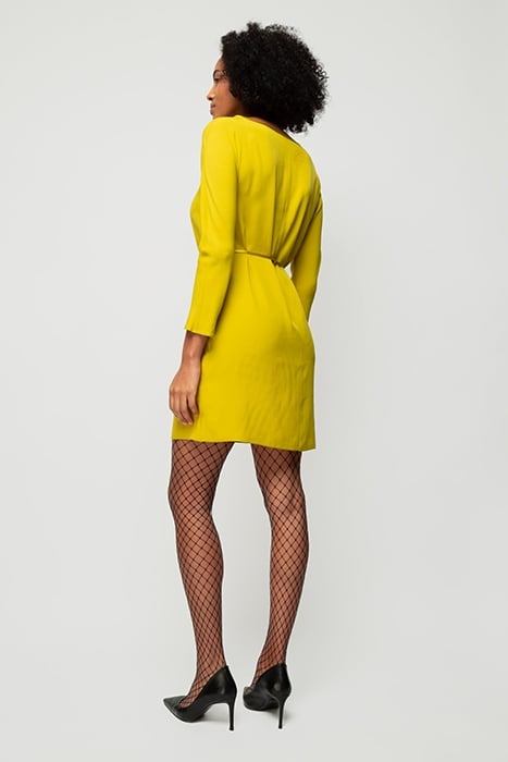 DRESS SATIN NO RUFFLE GOLDEN LEMON 2