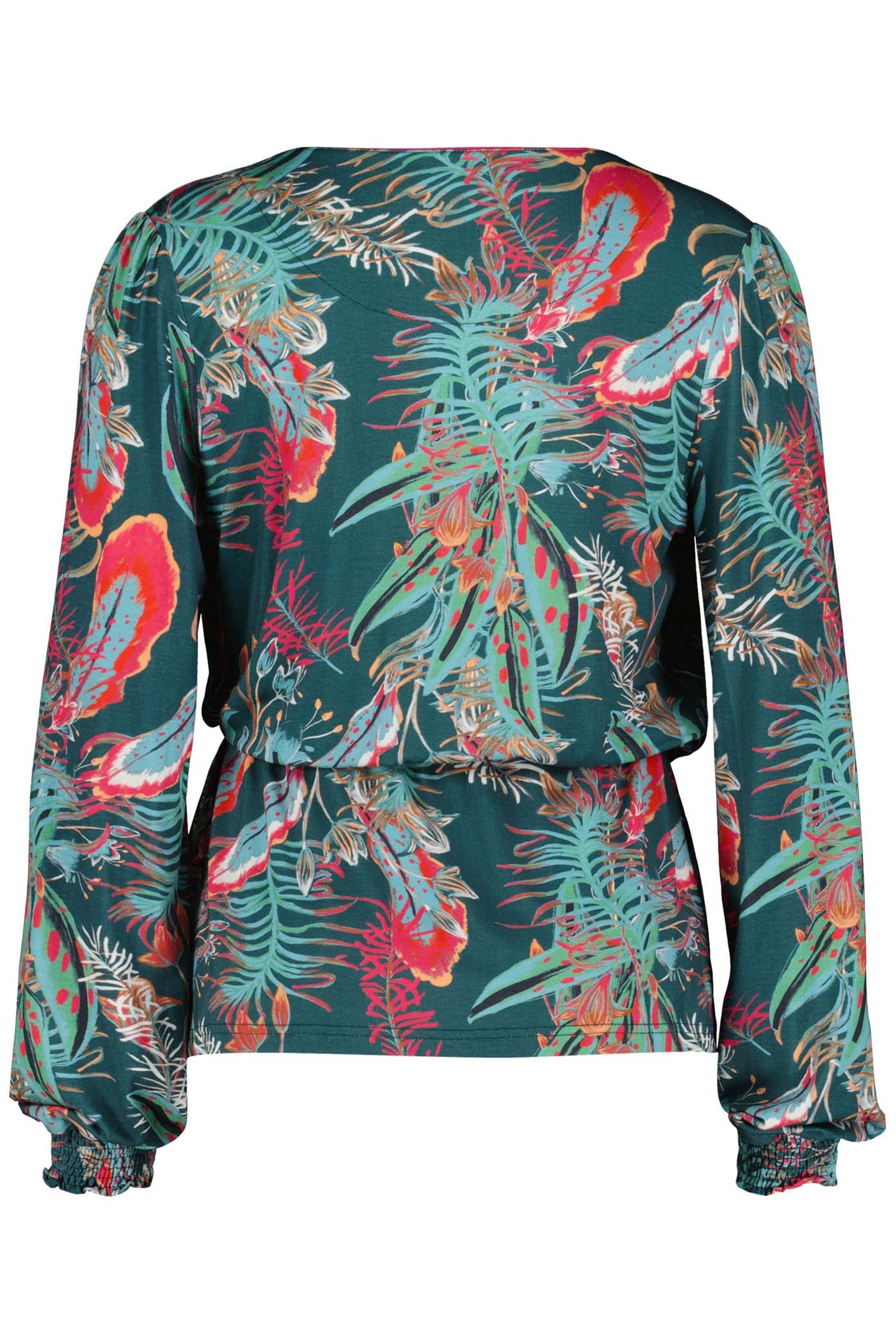 WIKKELTOP PEACH MEDITERRANEA GREEN WITH HONOLULU PRINT 5