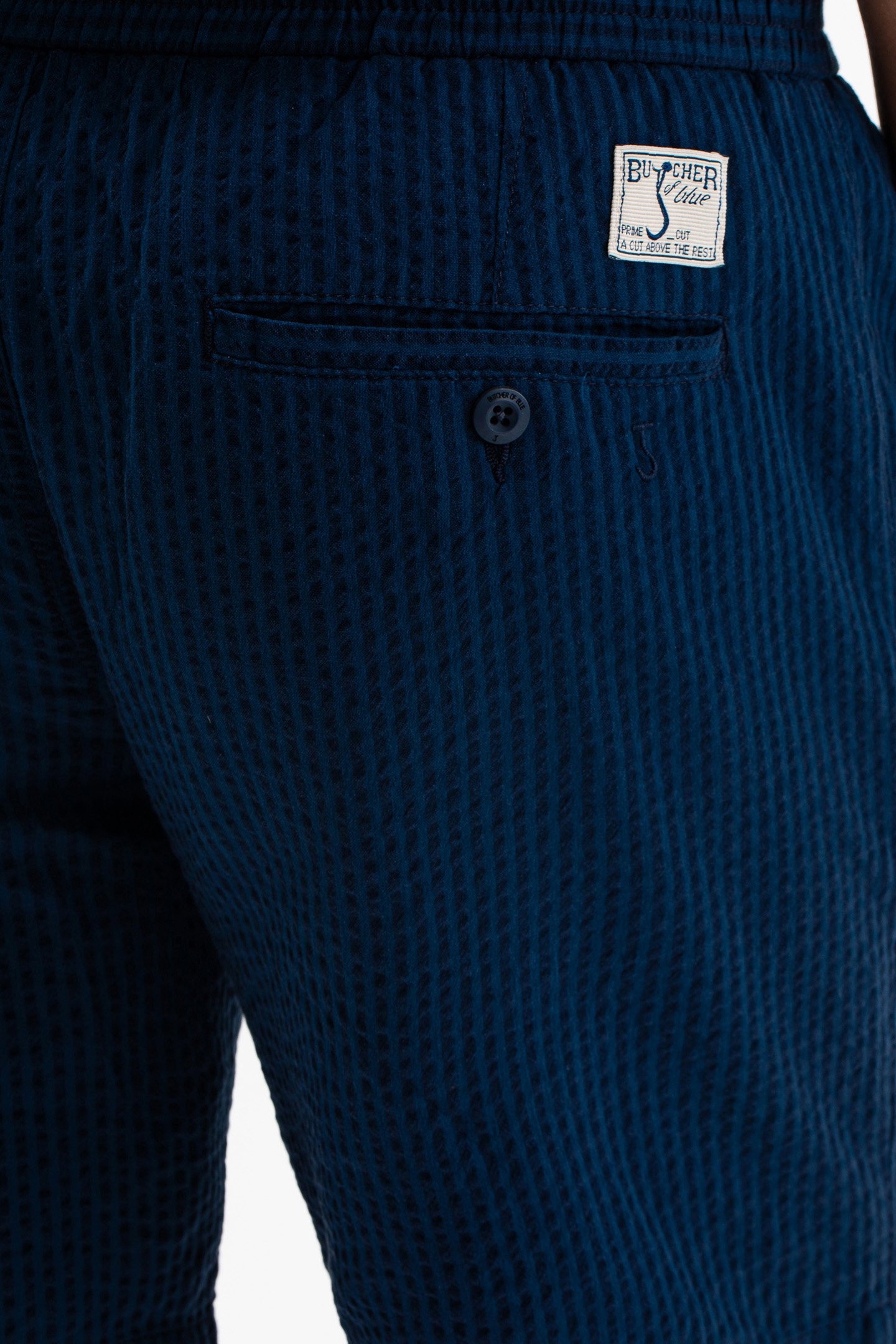 LONER MK 2 SEERSUCKER PANT IRIS BLUE 4