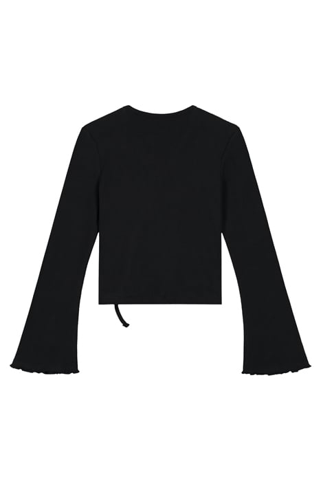 LETTUCE V-NECK BLACK 2