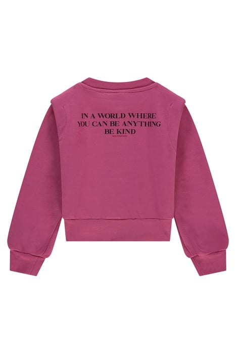 JAMIE SHOULDER SWEATER POWDER 2