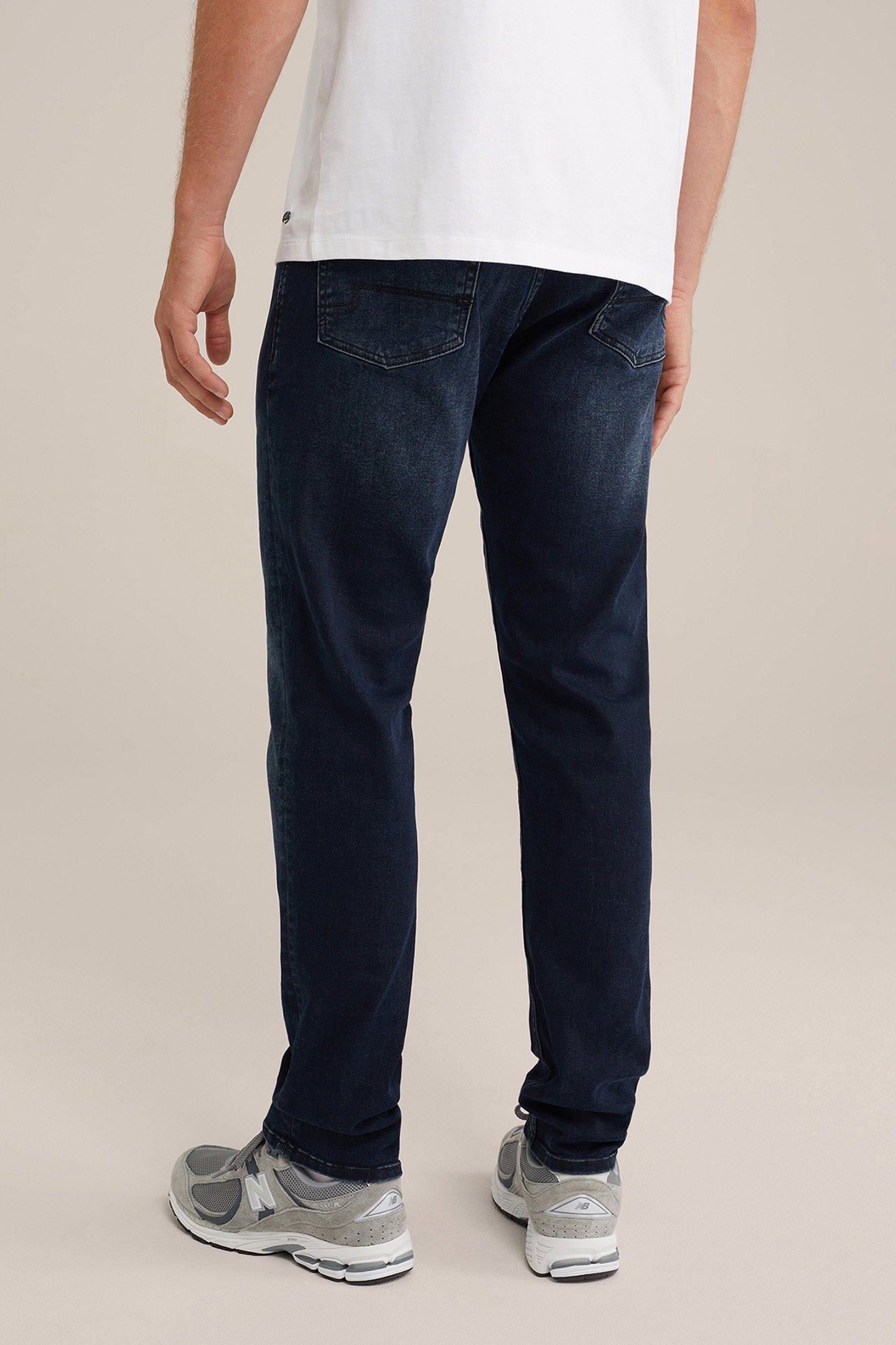 5-POCKET MID WAIST DARK BLUE 2