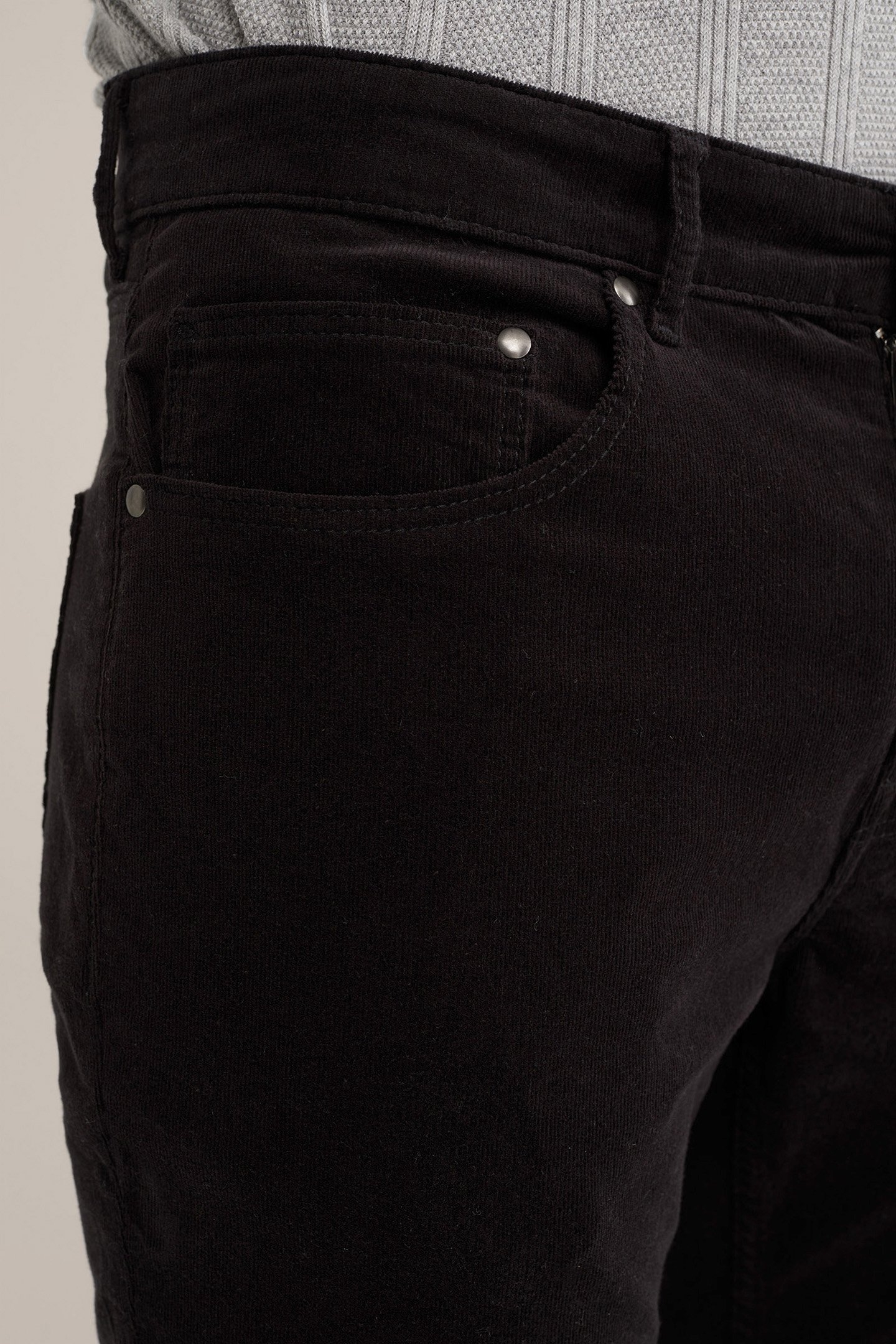 5-POCKET MID WAIST BLACK 5