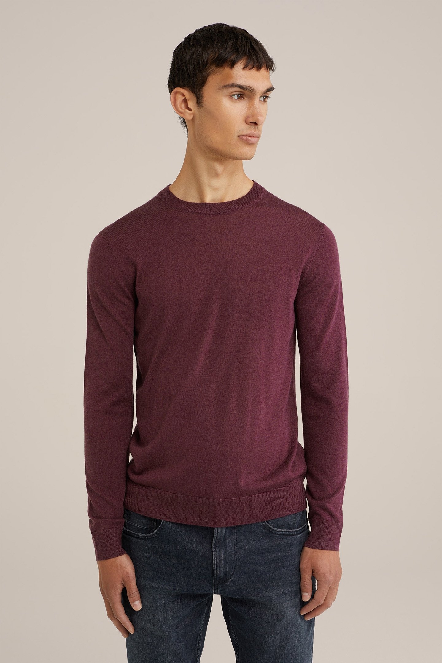 PULLOVER BURGUNDY RED 1