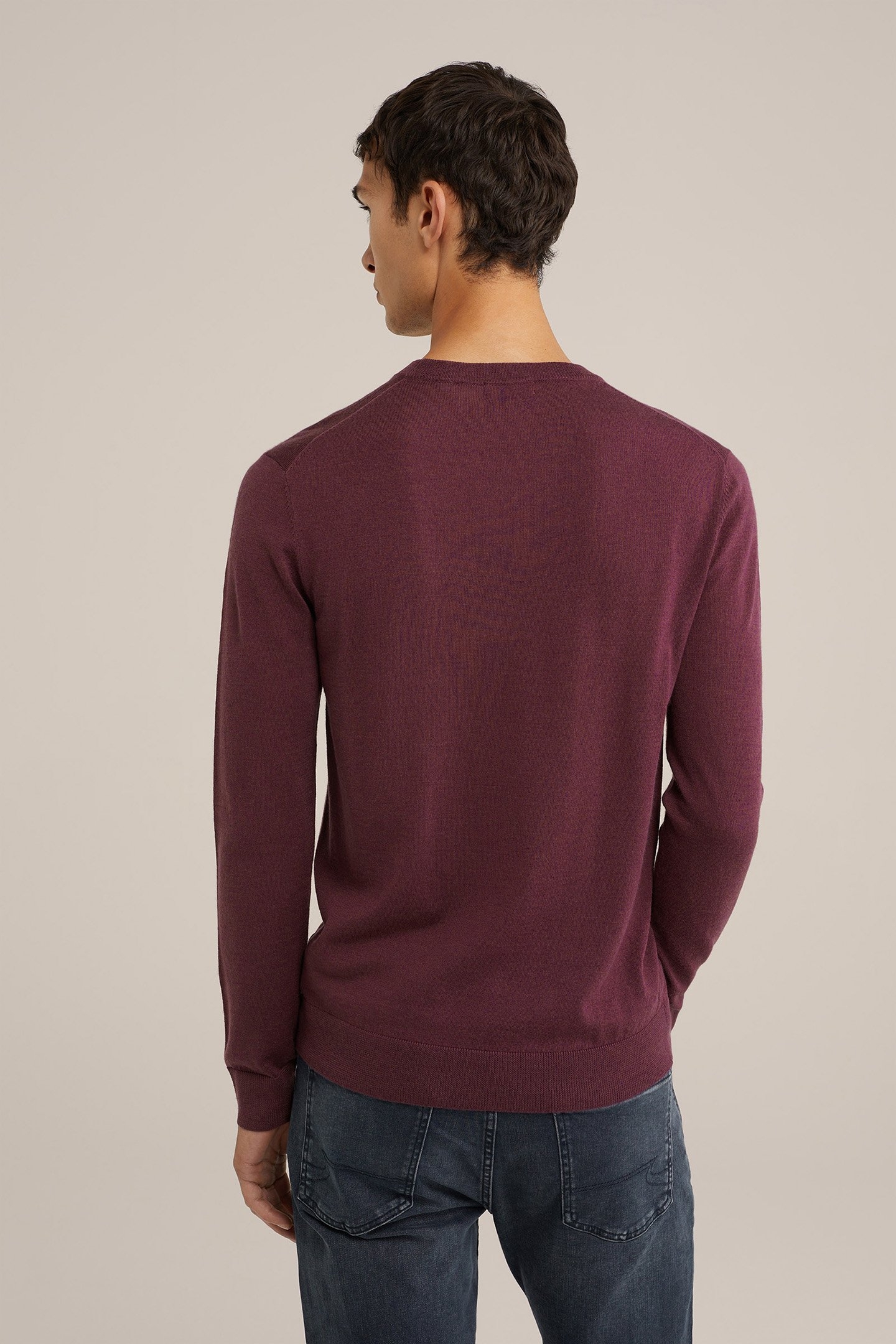 PULLOVER BURGUNDY RED 2