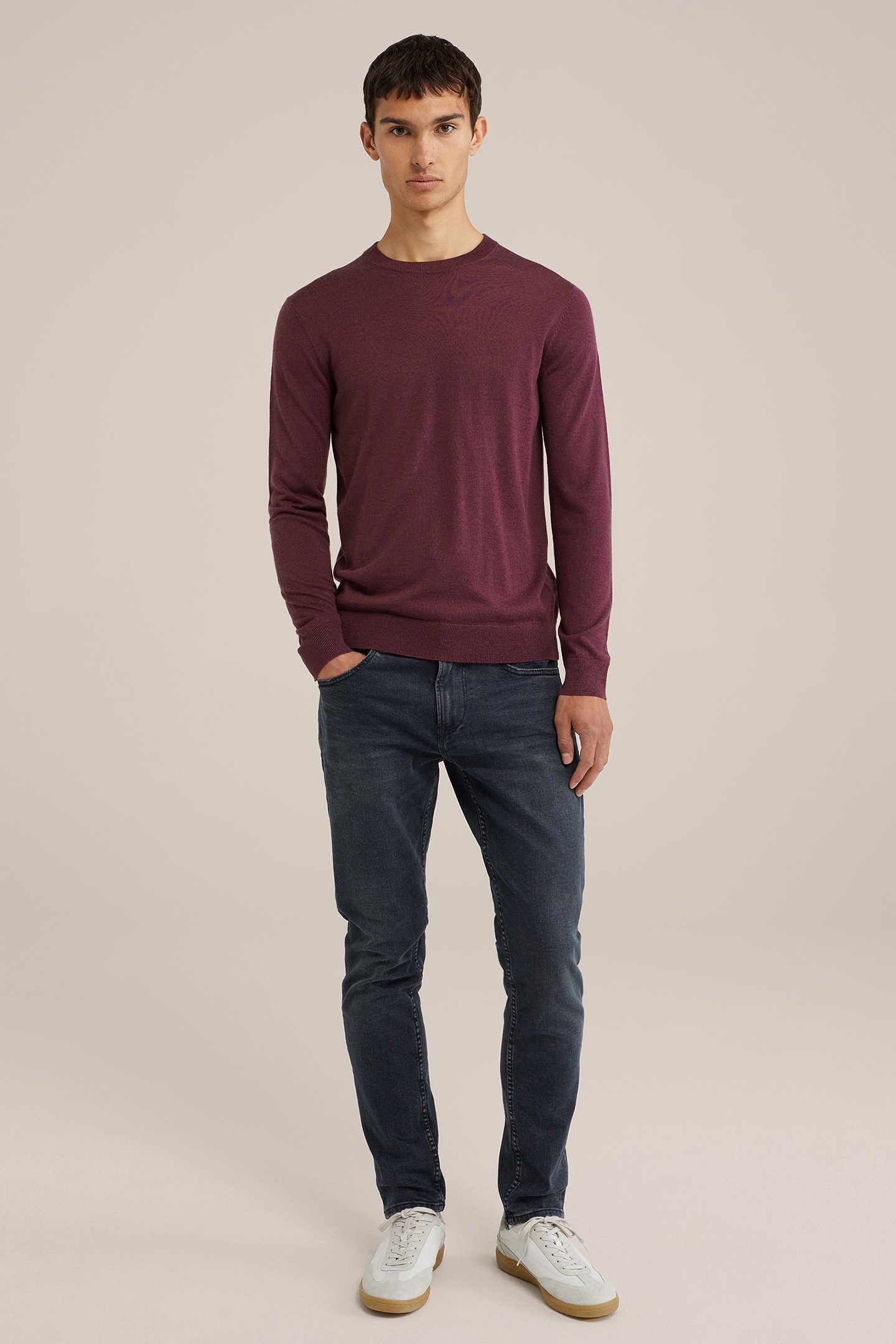 PULLOVER BURGUNDY RED 3