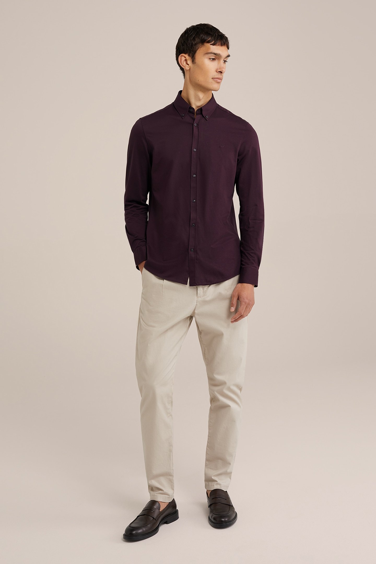 SHIRT BURGUNDY RED 3