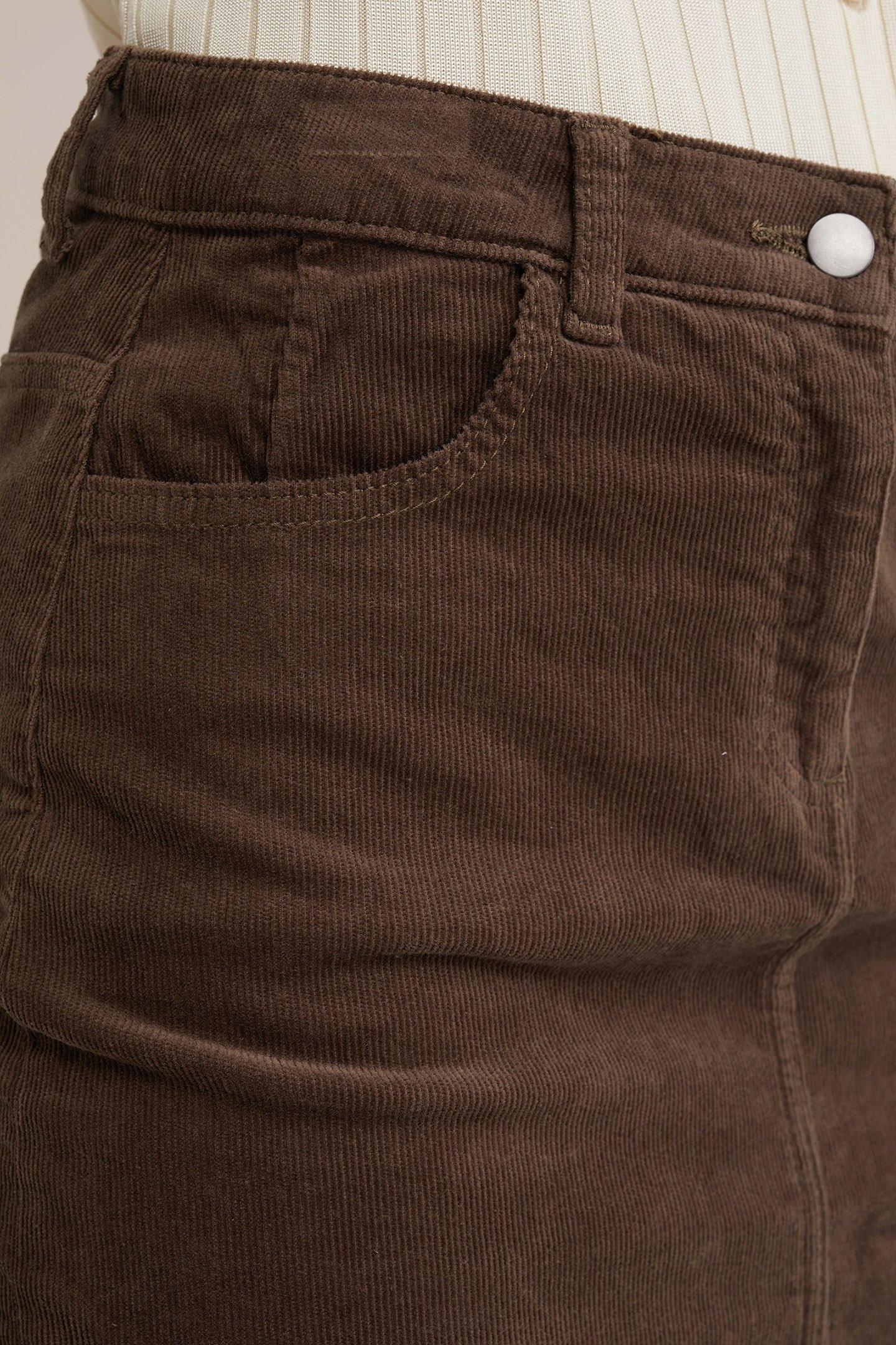 SKIRT PENCIL BROWN 5