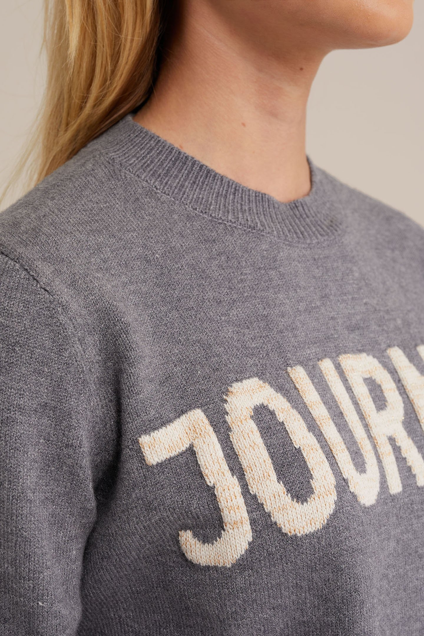 KNITTED PULLOVER GREY 6