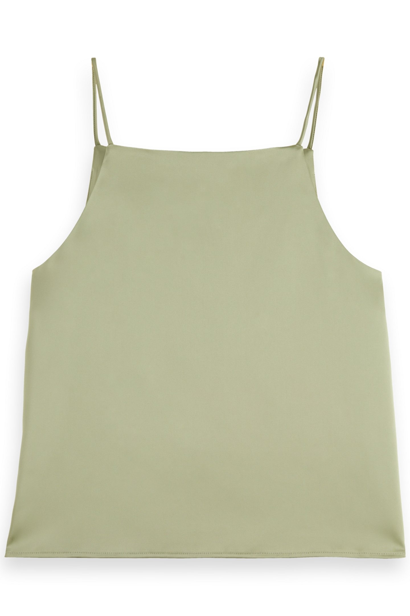 SATIN TANK TOP WASHED SAGE 2