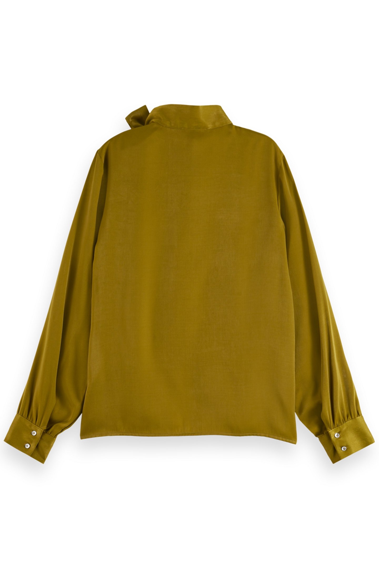 BOW NECK TOP OLIVE 2