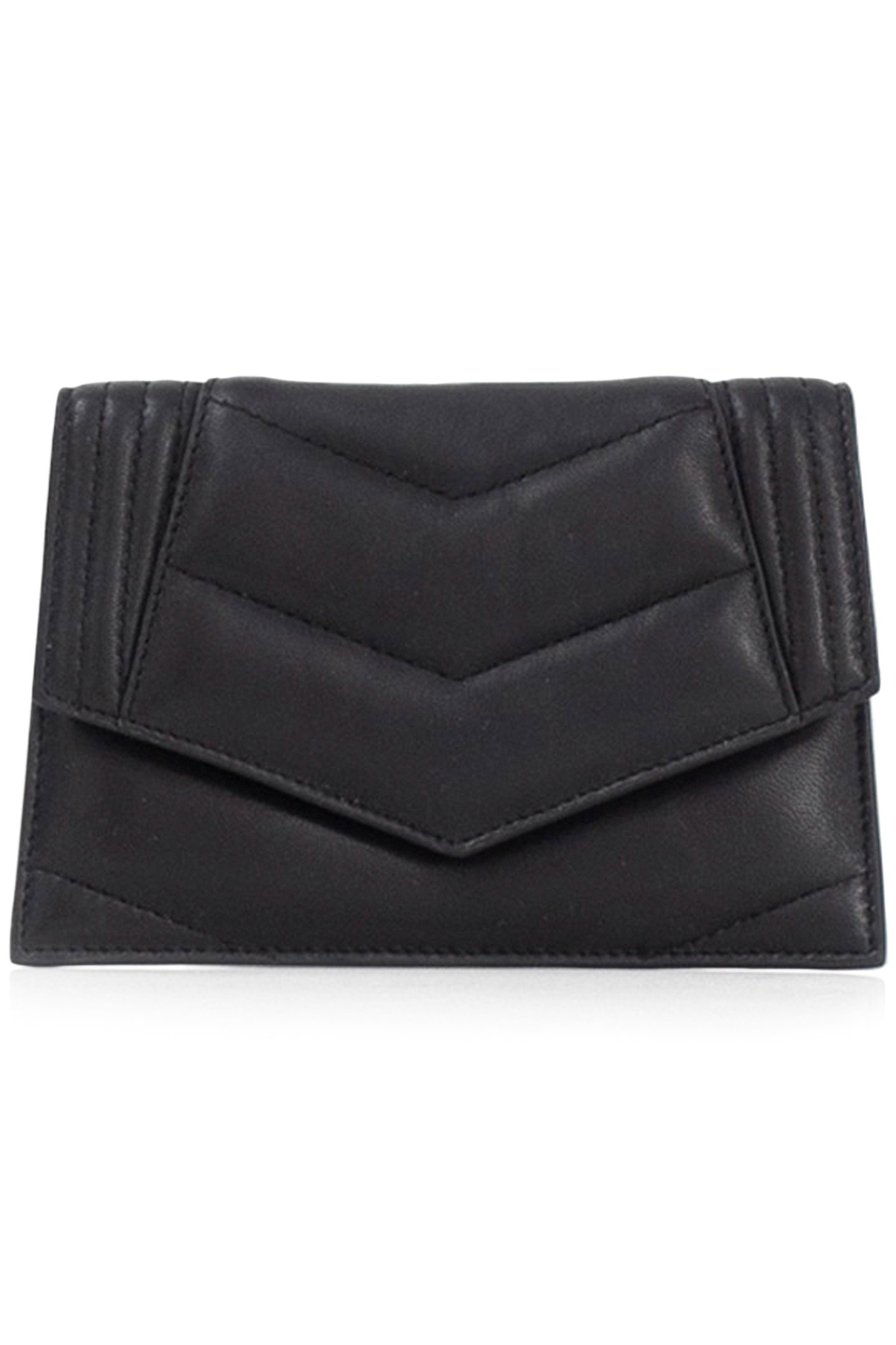 BLACK QUILTED LEATHER THE 1 TIMELESS MEDIUM POCKET 1