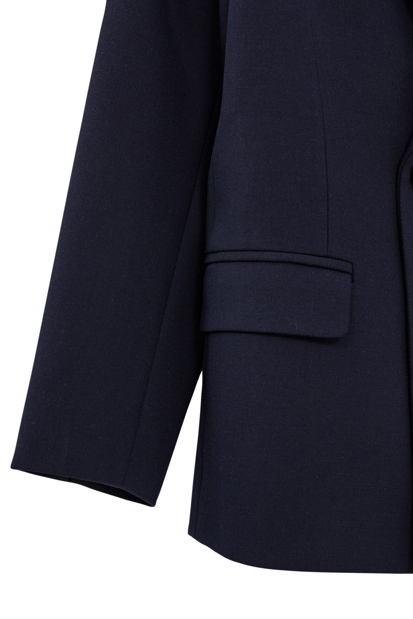 UNISEX NAVY DOUBLE-BREASTED GENDER FREE BLAZER 4