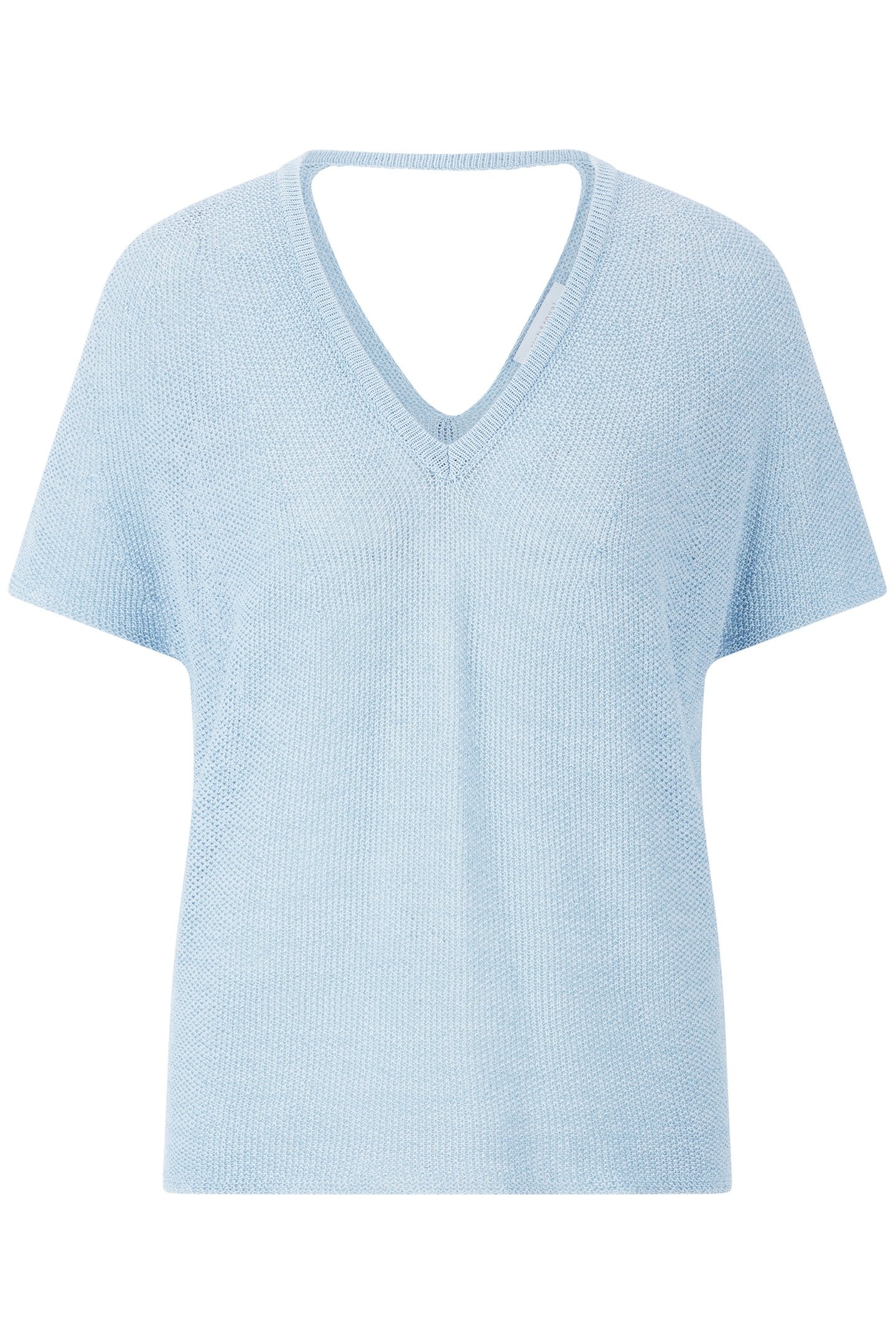 PULLOVER WITH CUT OUTS COTTON BLUE 4