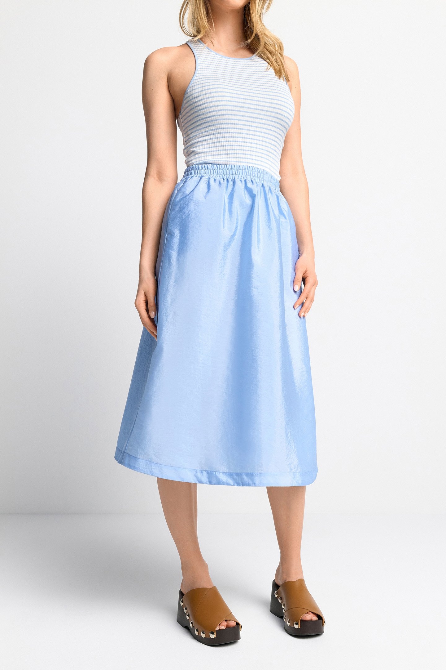 PARACHUTE SKIRT COTTON BLUE 1