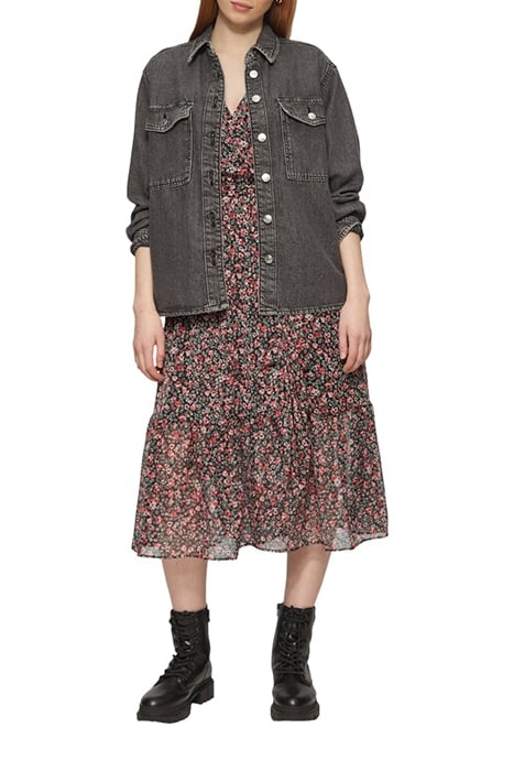 S.OLIVER-QS DRESSES GREY/BLACK 4