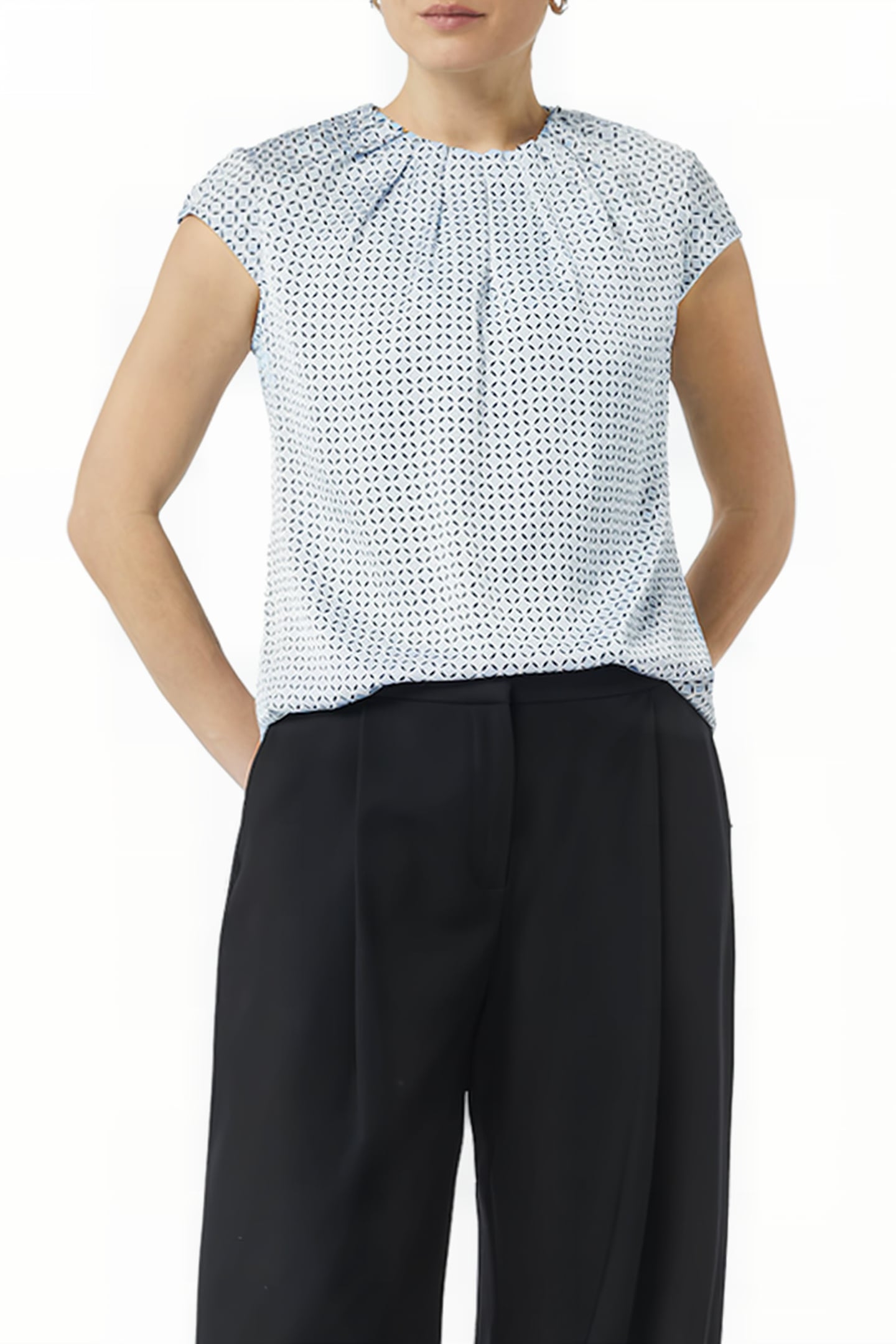 COMMA BLOUSES BLUE 1