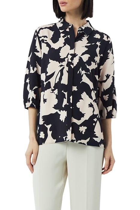 COMMA BLOUSES DARK-BLUE 1