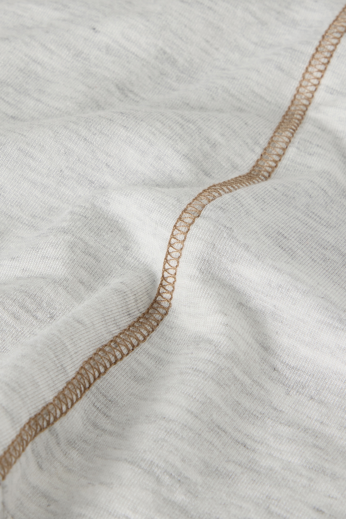 CAMILLE HIGH NECK TEE LIGHT NATURAL 6