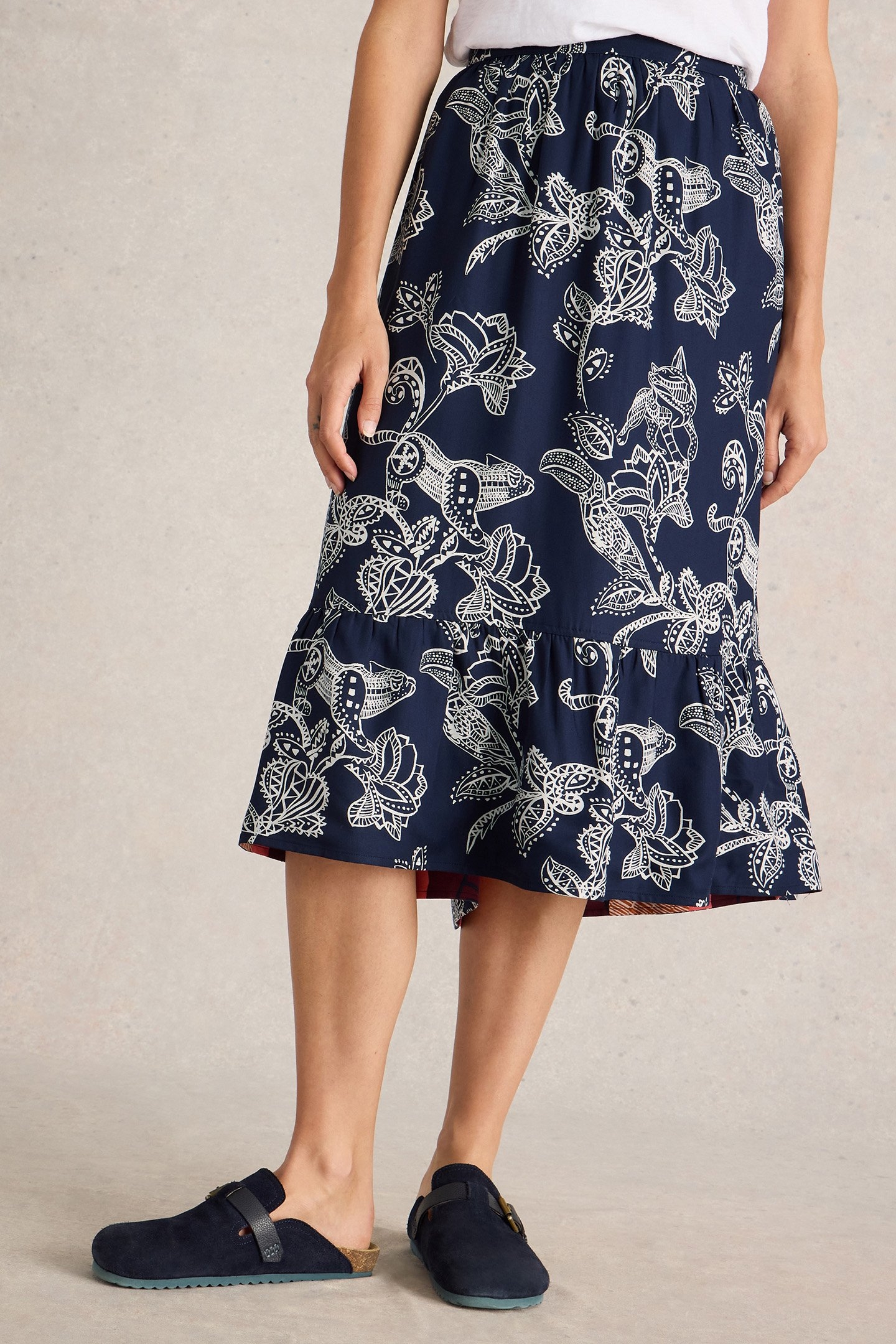 AVA REVERSIBLE SKIRT PLUM MULTI 2