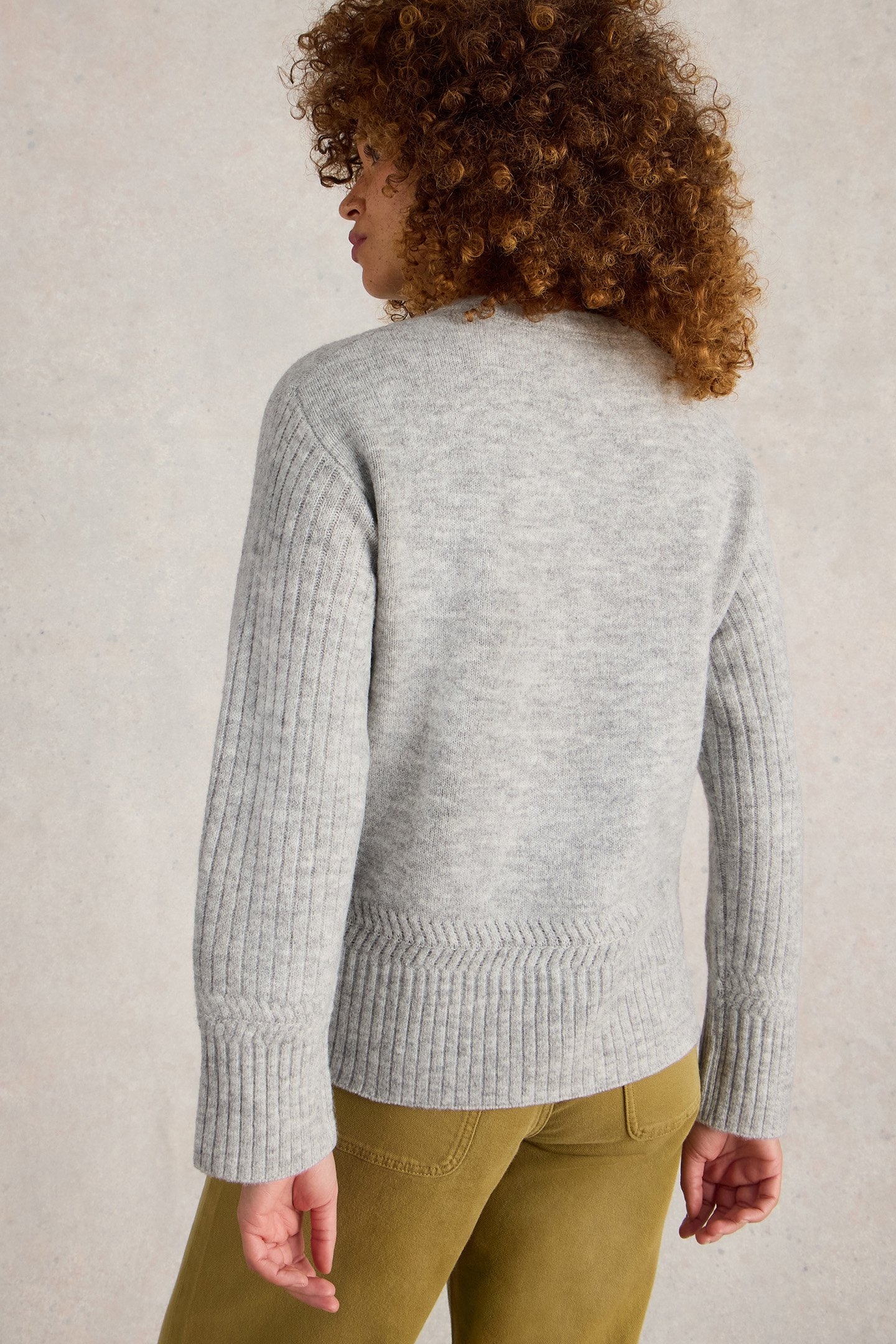 SOPHIA JUMPER GREY MARL 2