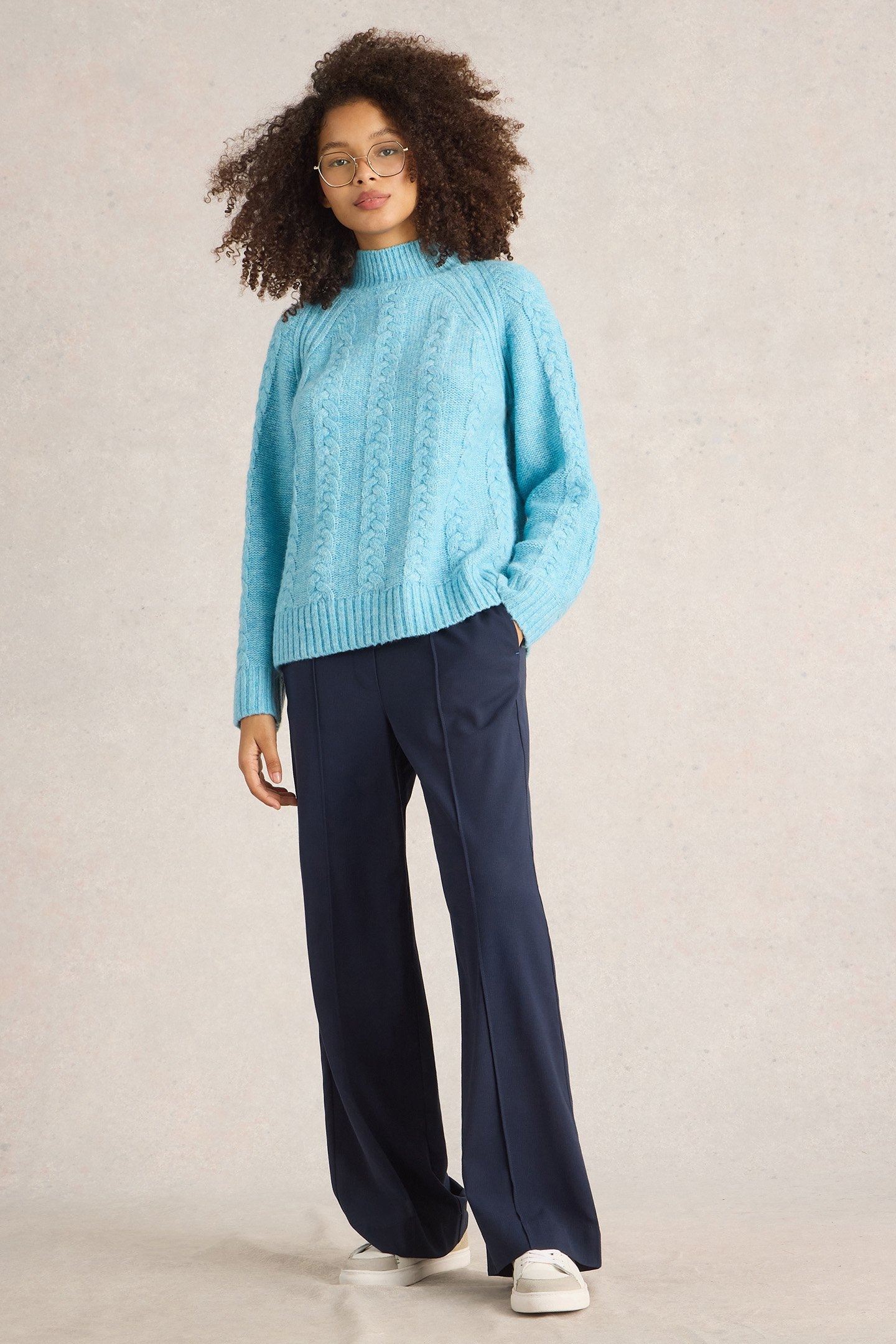 CLEO JUMPER BRIGHT BLUE 3