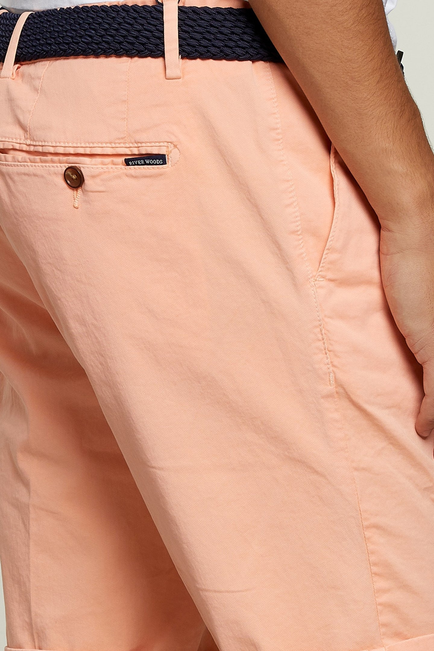 TIGHT FIT CHINO SHORTS SOFT MELON 6