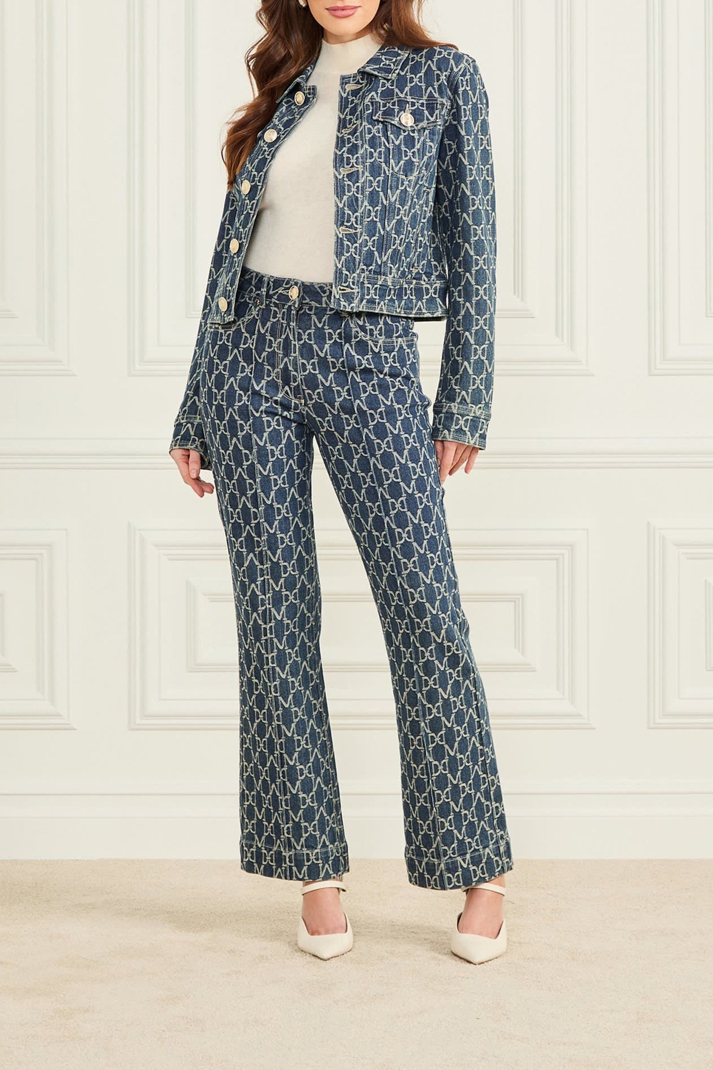 BEA 5PCK LOGO DENIM MONOGRAM JACQUARD BL 3