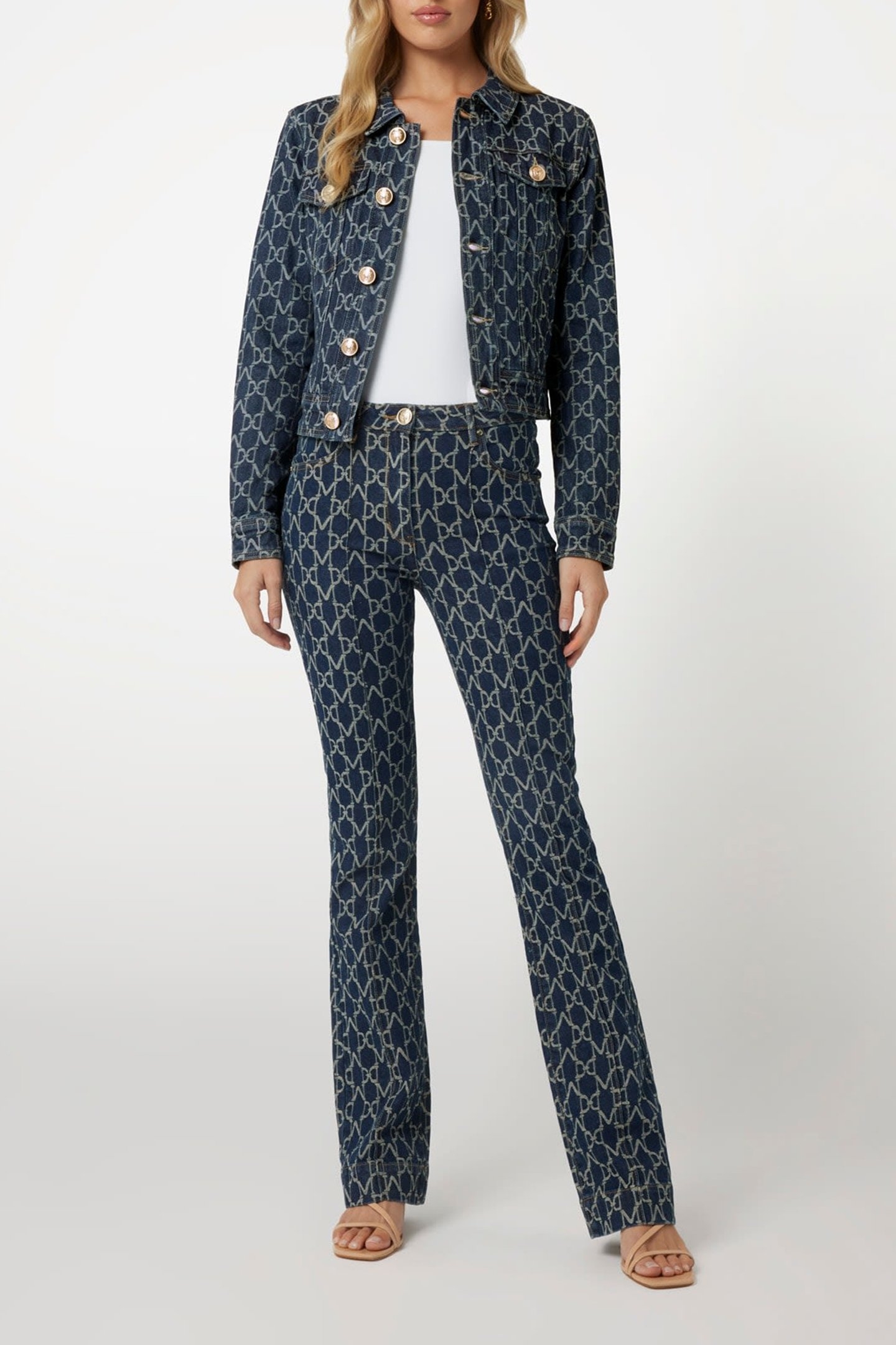 BEA TRACKER JACKET MONOGRAM JACQUARD BL 3