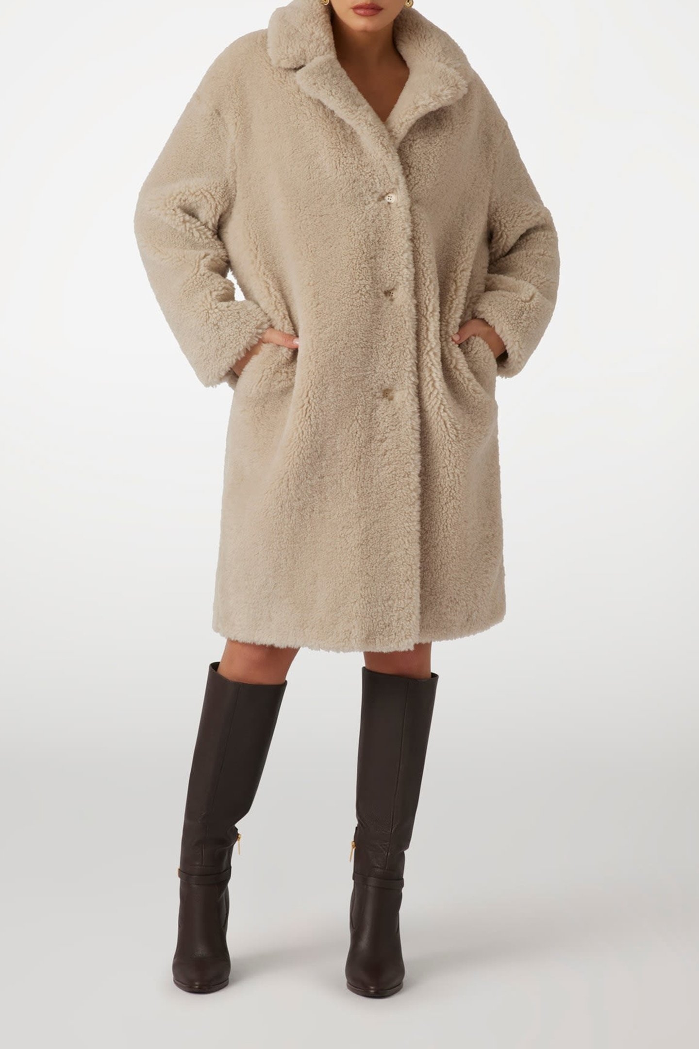 ALINA COAT CEMENTO 2