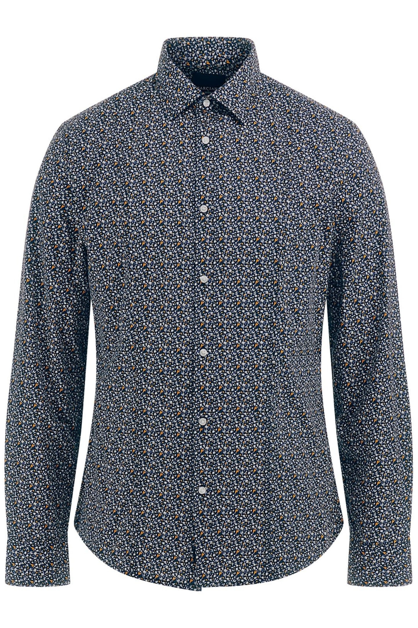 MARCIANO BY GUESS LS ITALIAN COLLA ROU BLUE MIXED FLOWERS 4