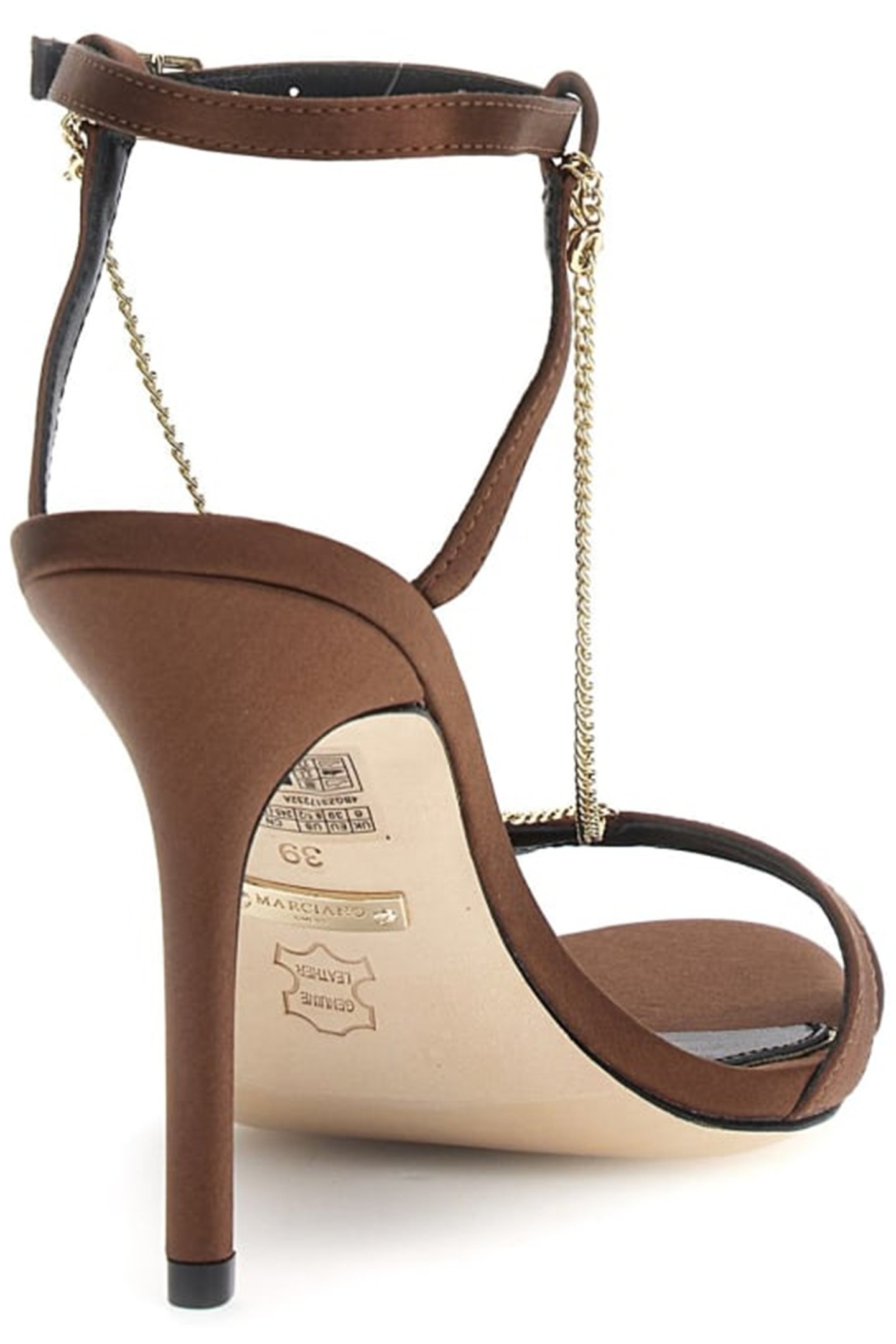 METAL CHAIN SANDAL BRONZE 5