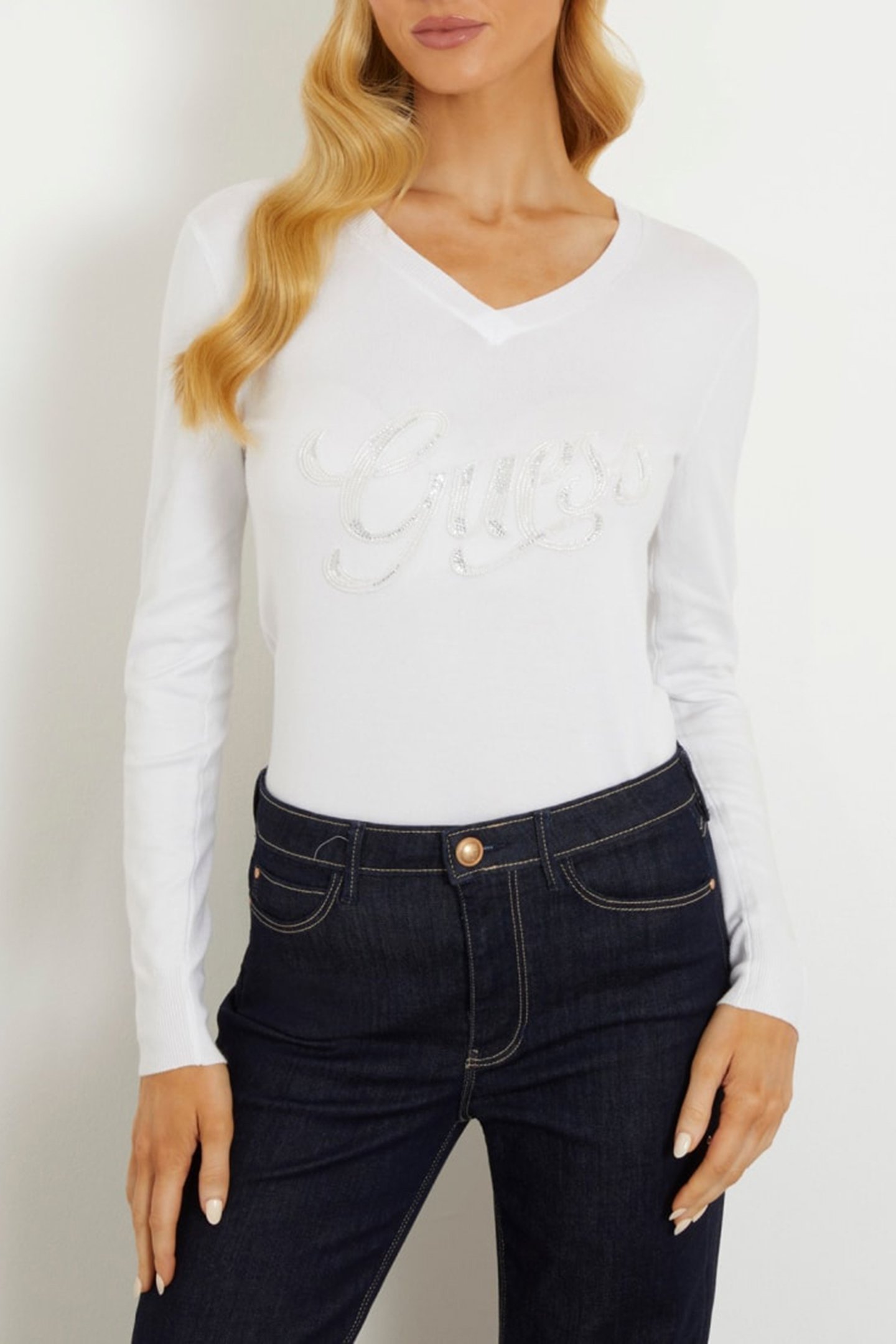 MYLA LOGO VN LS SWTR PURE WHITE 5