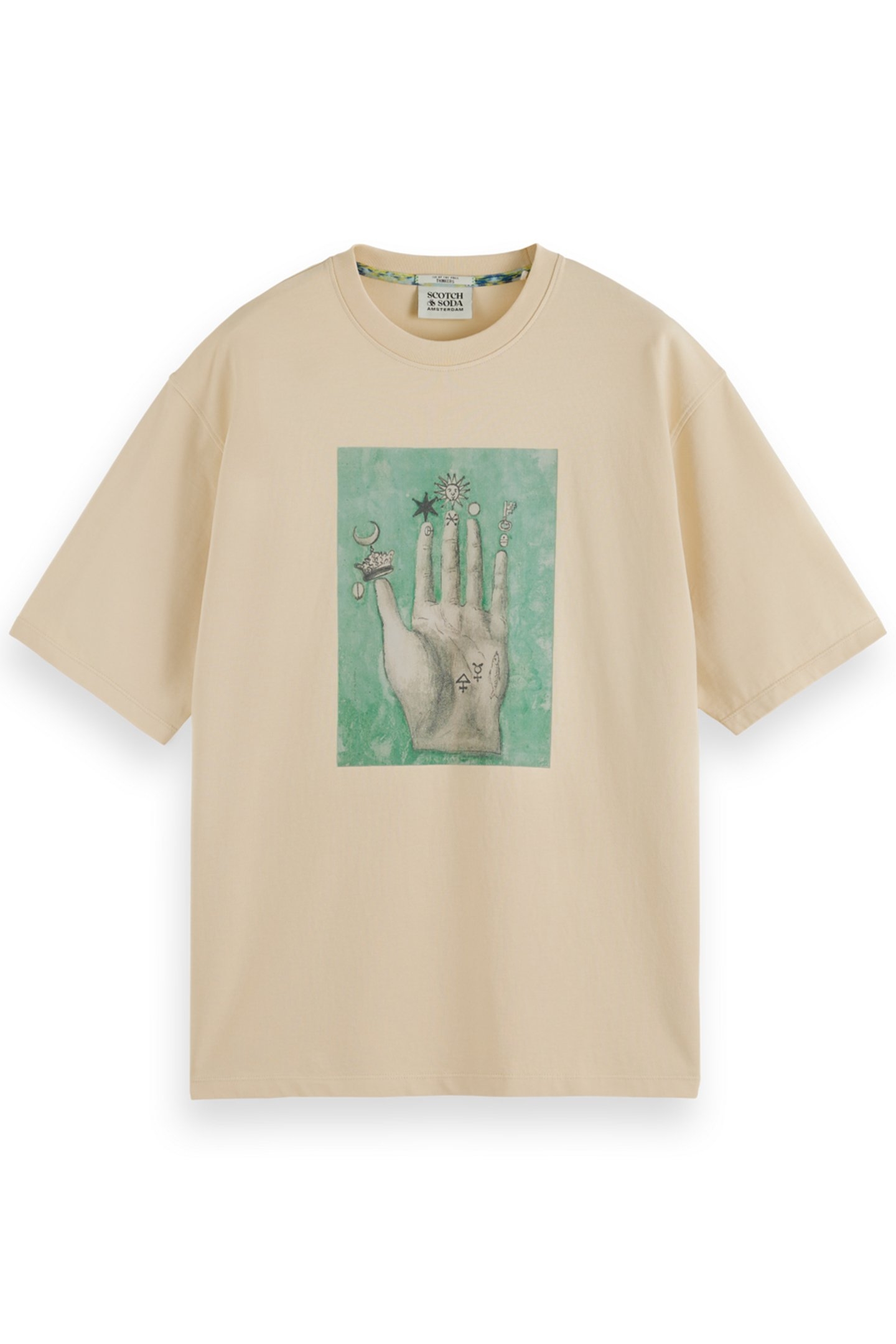 LOOSE FIT EMBASSY OF THE FREE MIND ARTWORK T-SHIRT PARCHMENT 4