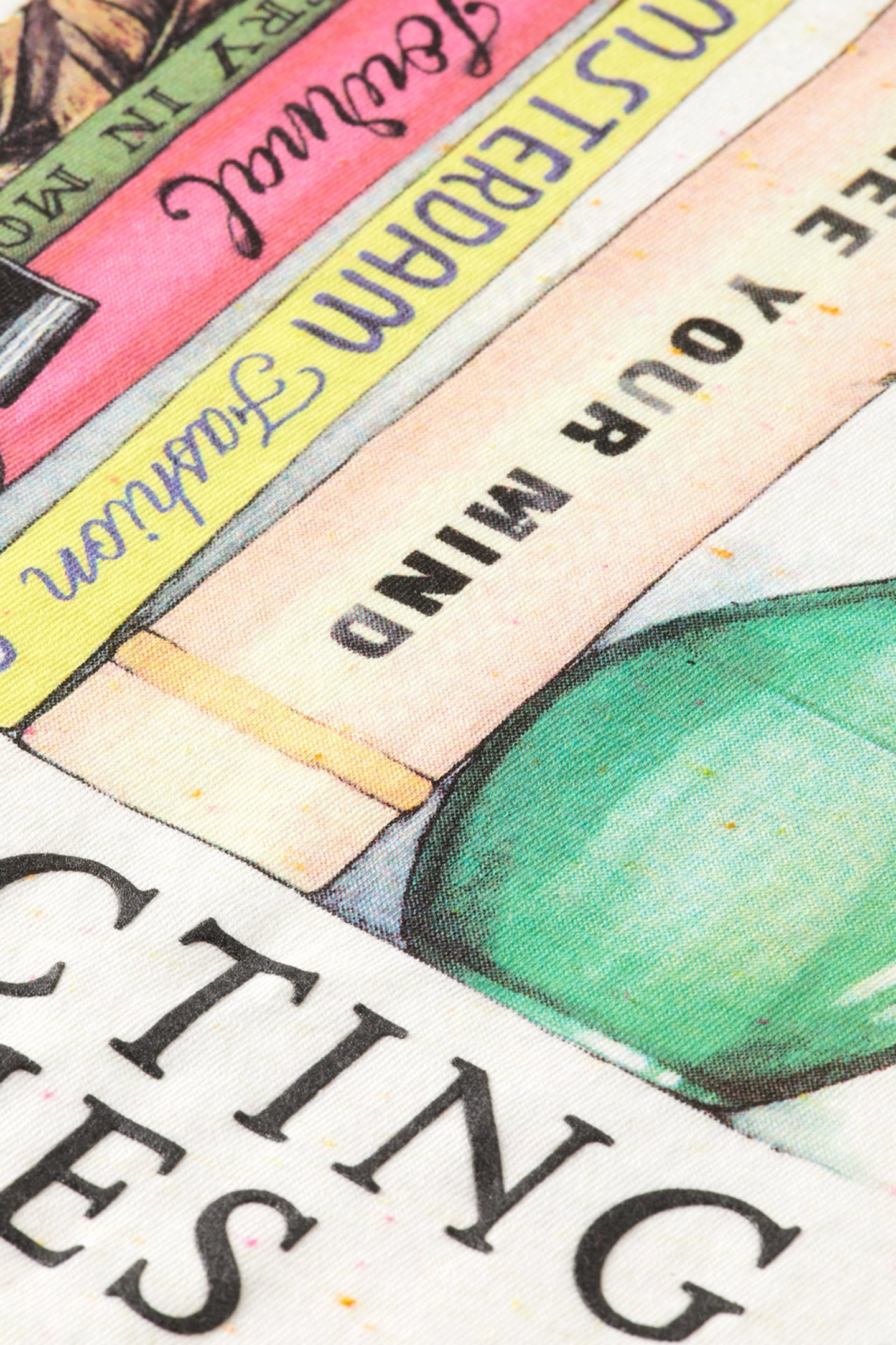 GIRL RELAXED-FIT ARTWORK T-SHIRT SWAN 3