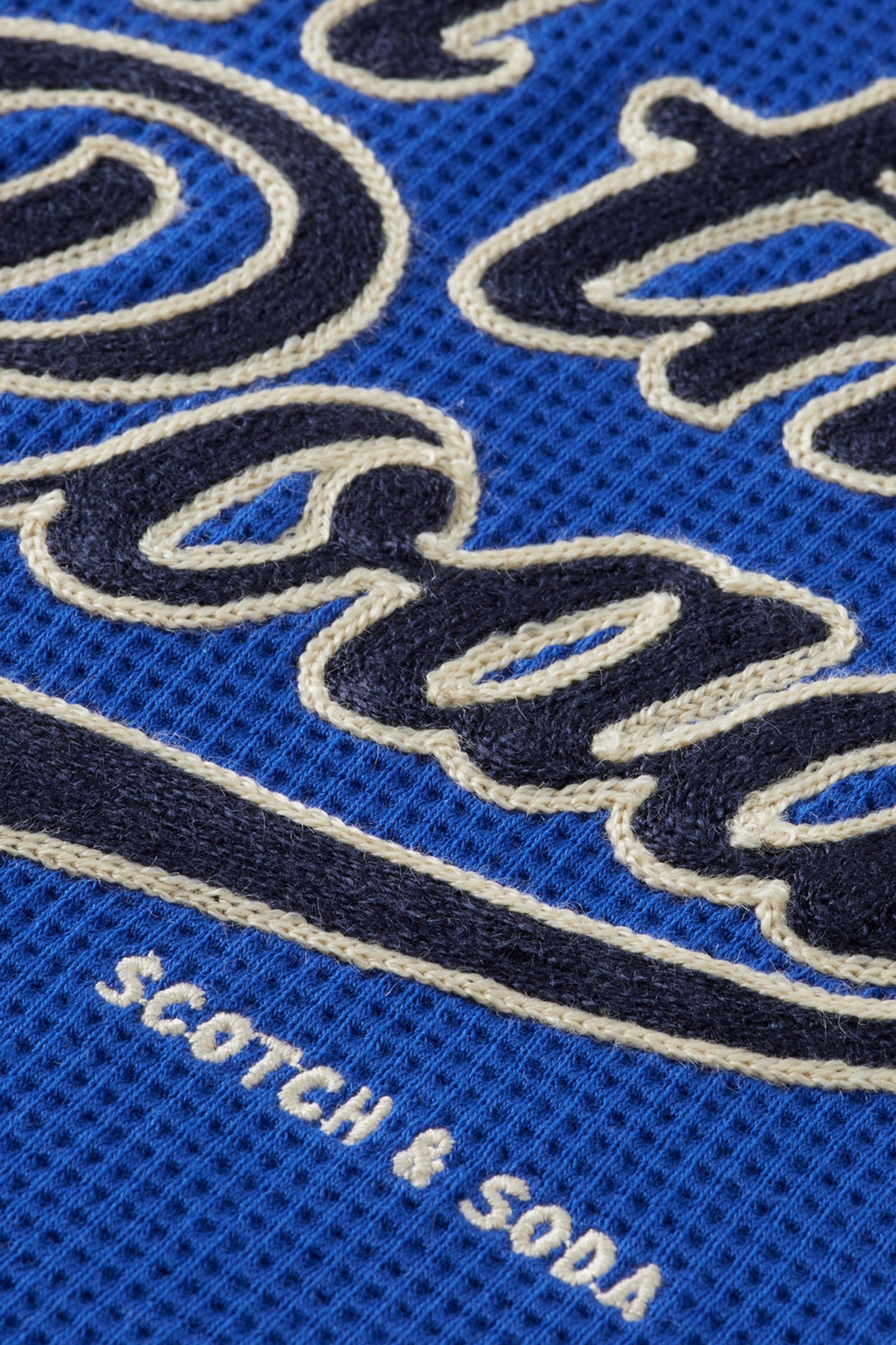 BOY RELAXED-FIT STRUCTURED CREWNECK SWEAT ROAD TRIP BLUE 3