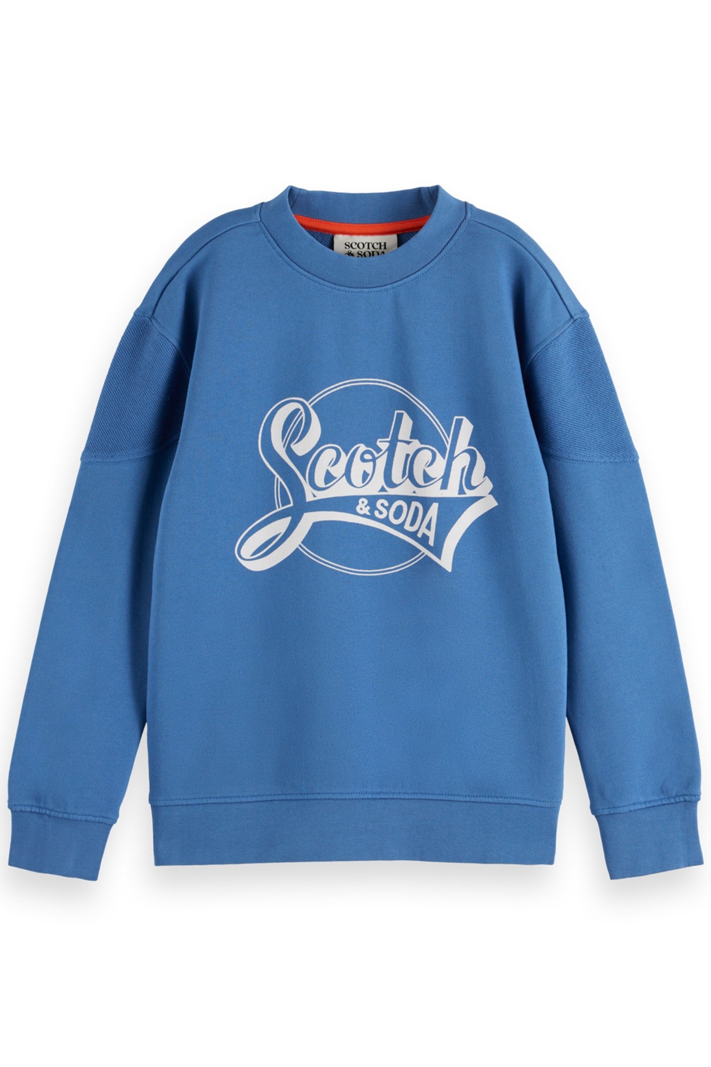 BOY RELAXED-FIT ARTWORK CREWNECK SMART BLUE 1