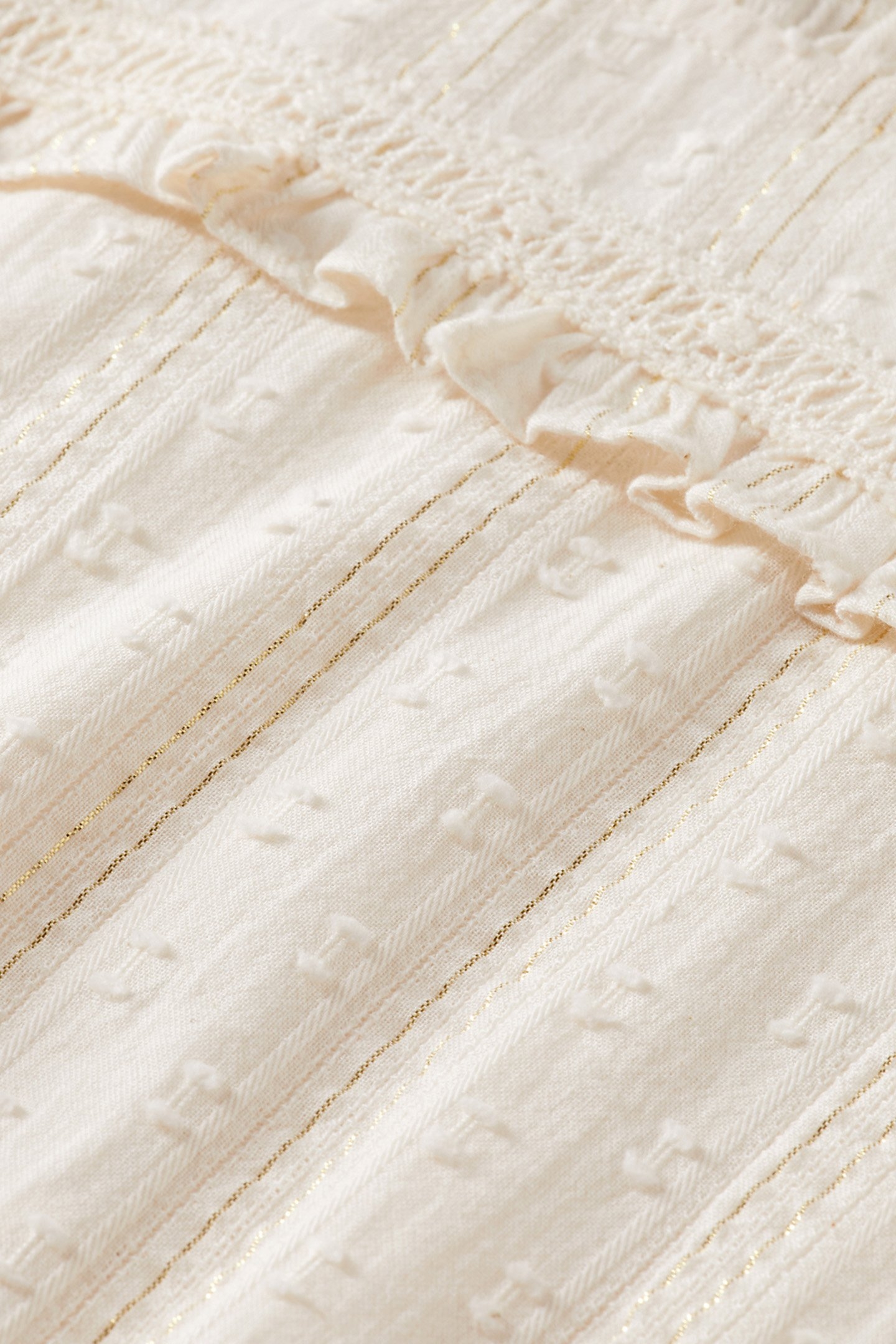 GIRL FESTIVE LUREX CLIP JACQUARD TOP SOFT ICE 3